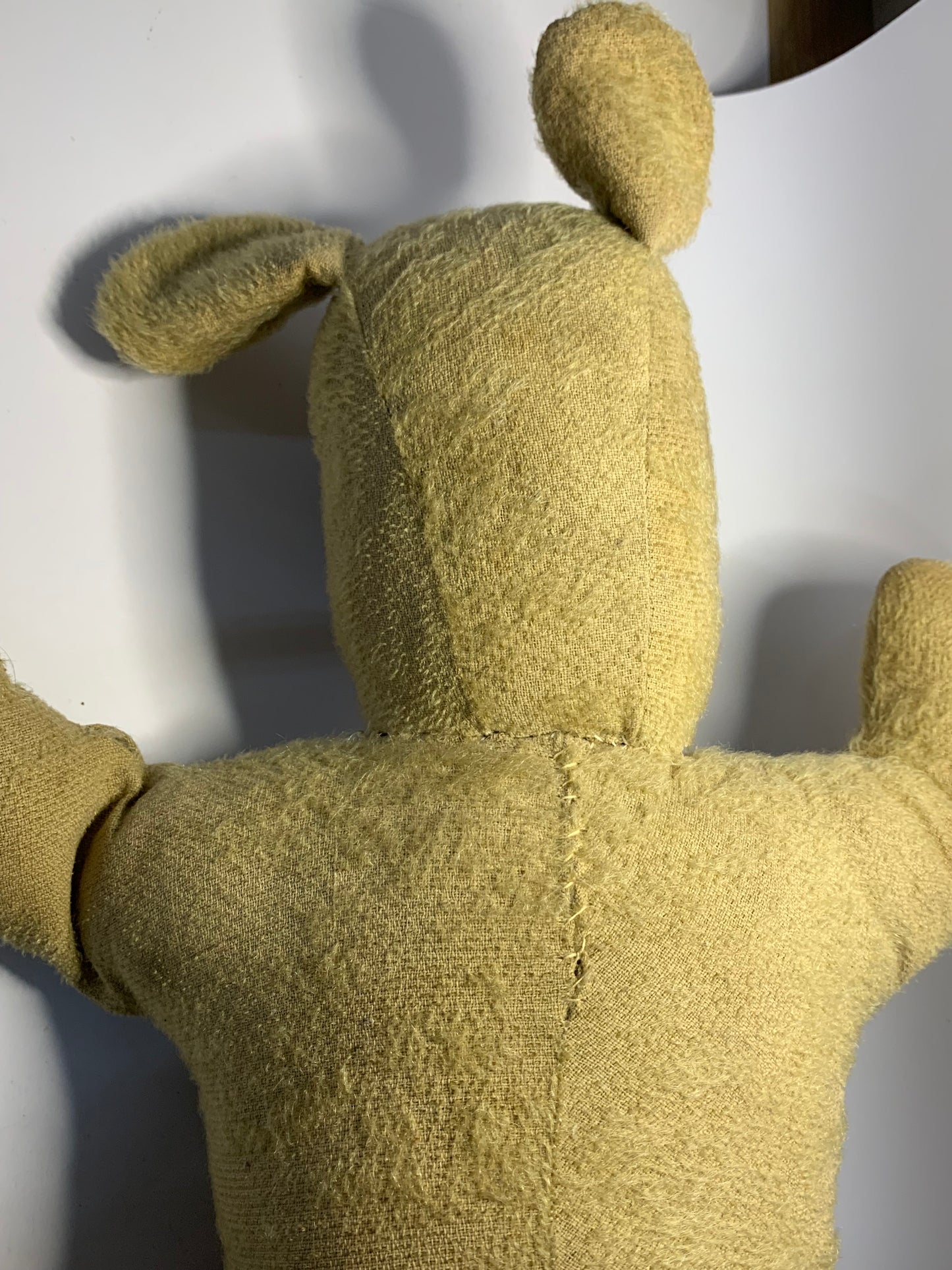 Rare Antique Hessian/Burlap Teddy Bear - Early 1900s