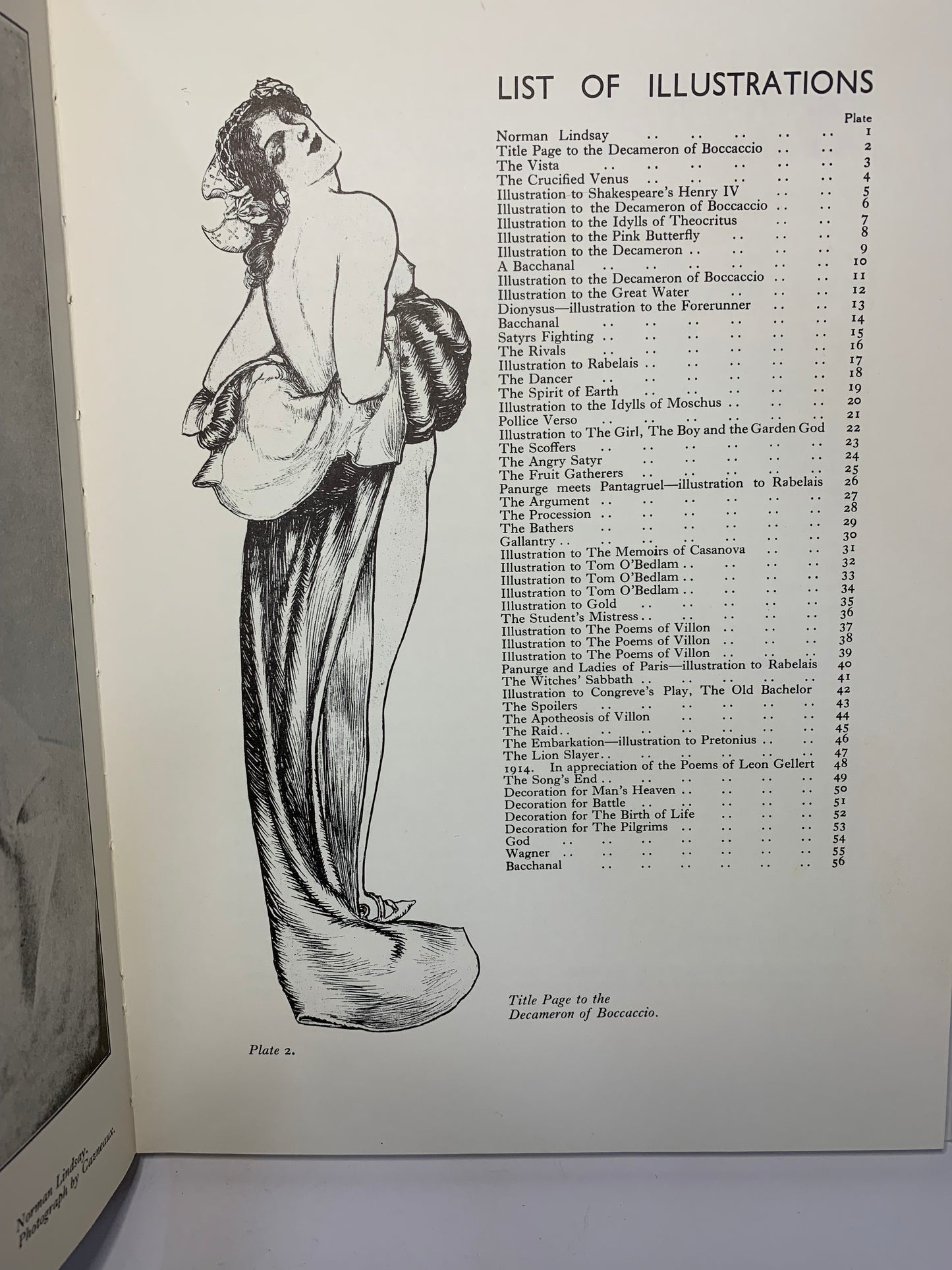 Norman Lindsay Pen Drawings Book