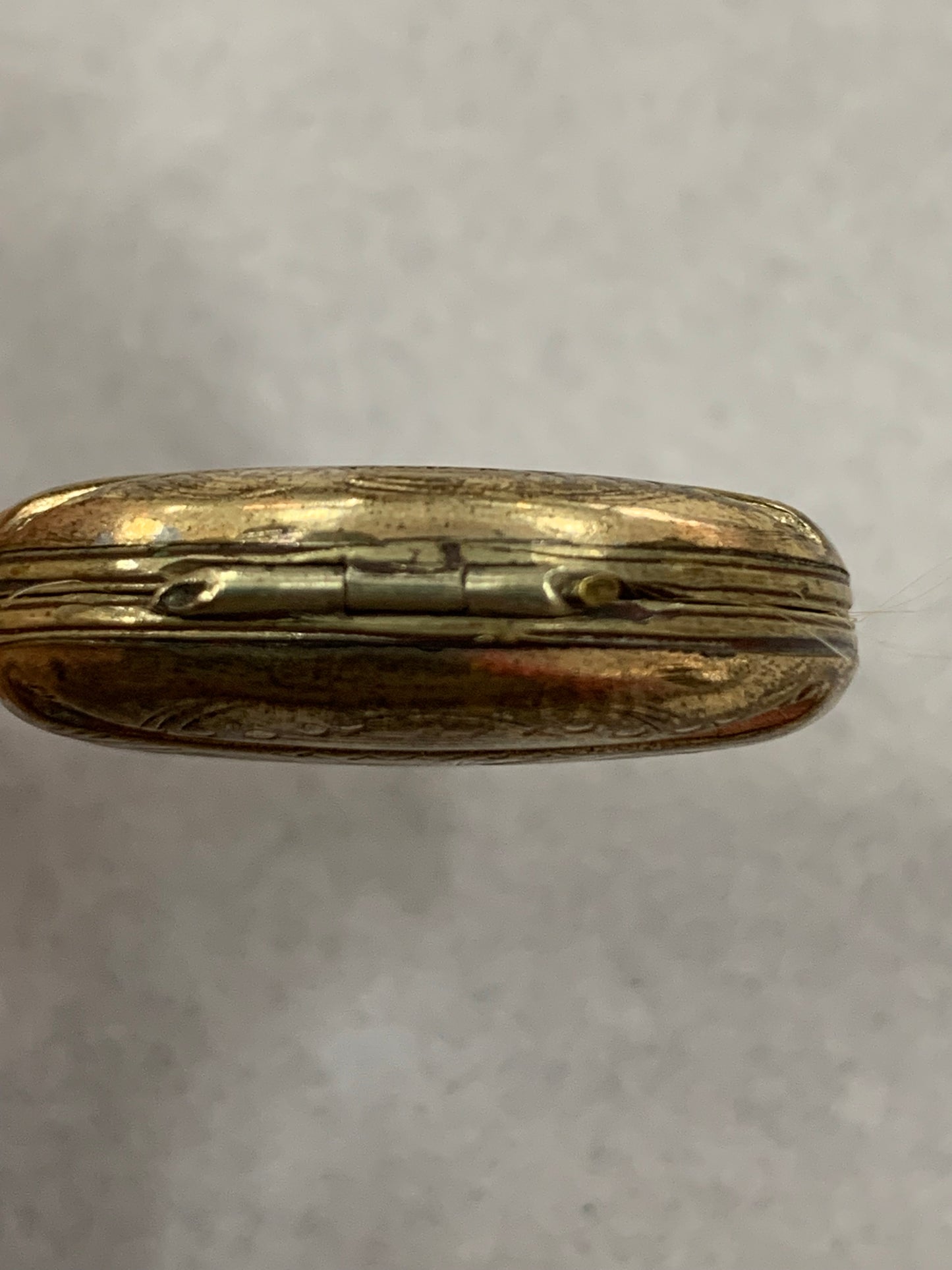 Victorian Locket Pendant with locks of hair