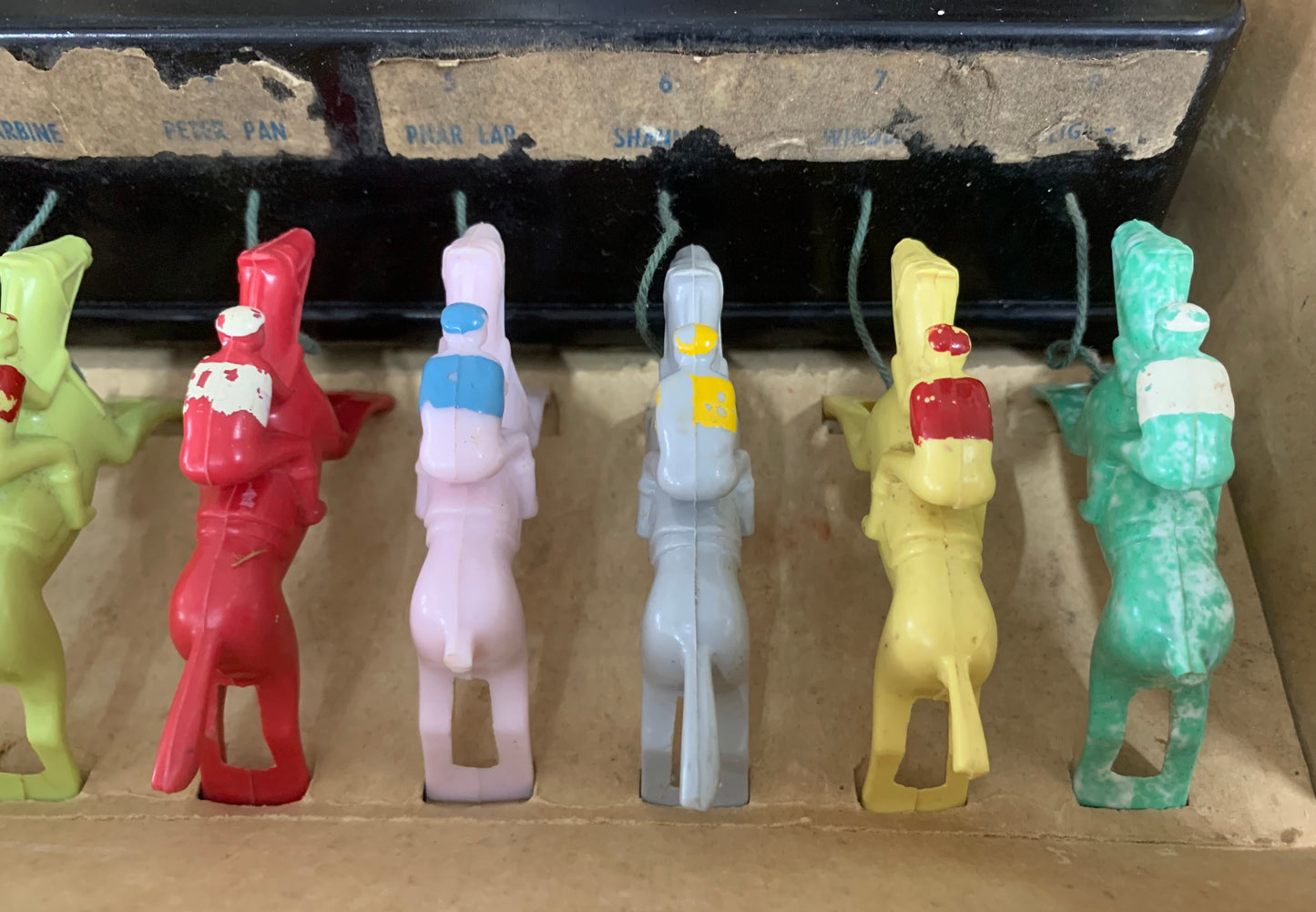Vintage Race-Play Horse Racing Game by M&L Plastics