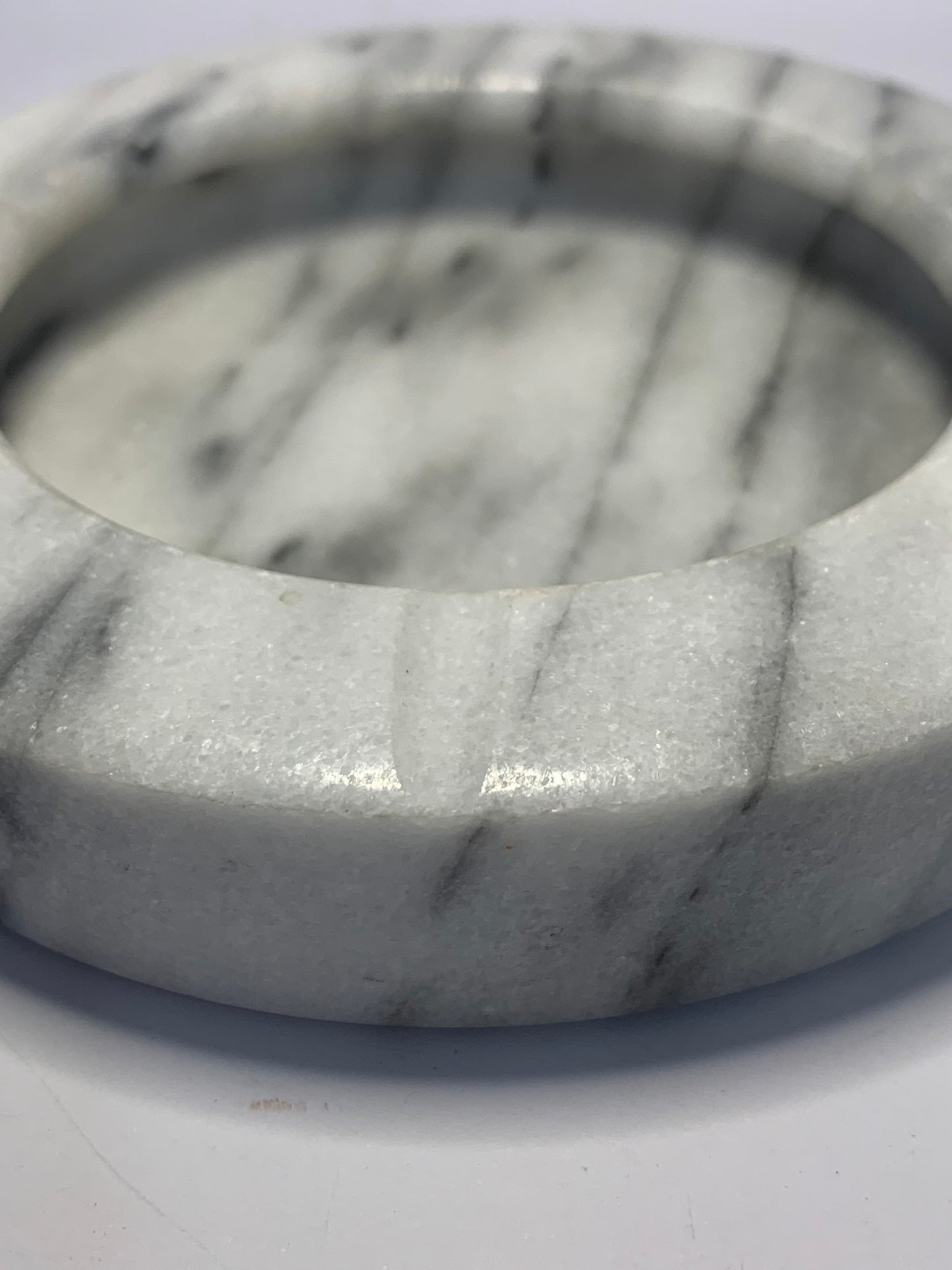 Vintage 1960s Mid-Century Modern Italian Marble Ashtray