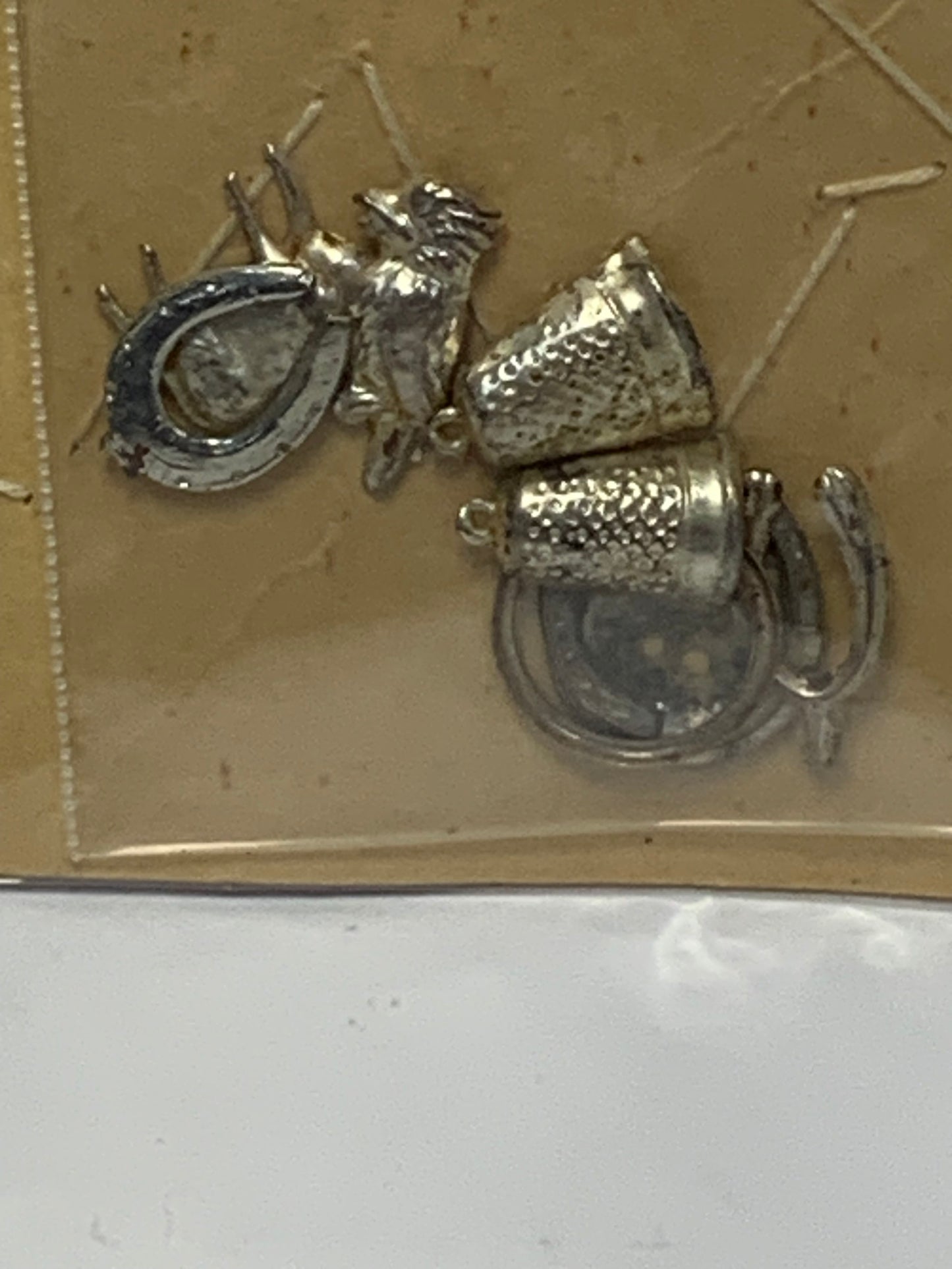 Vintage Australian Sterling Silver Lucky Charms for Christmas Pudding & Cake