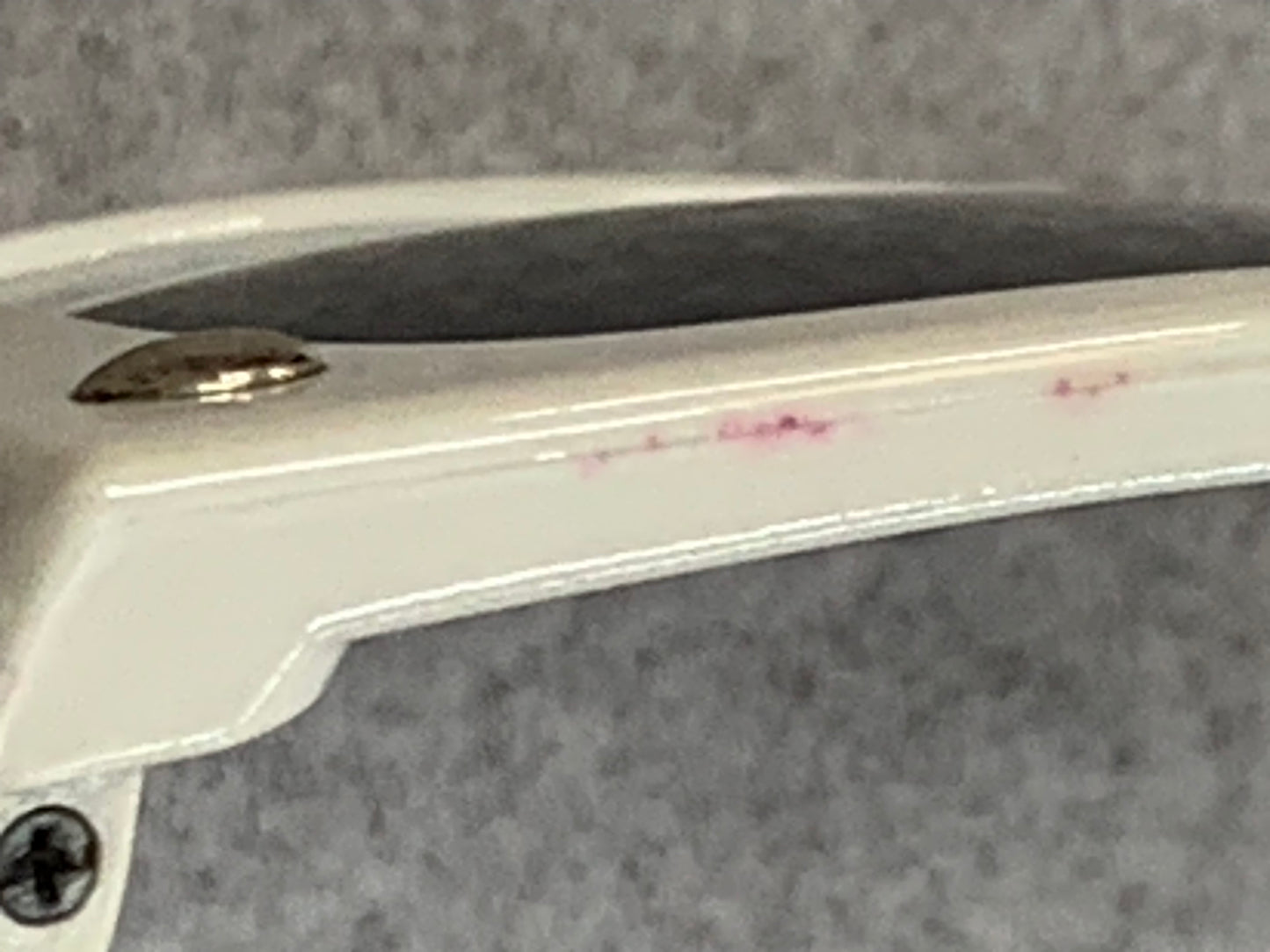 Vintage White Ray-Ban Wayfarer style Sunglasses