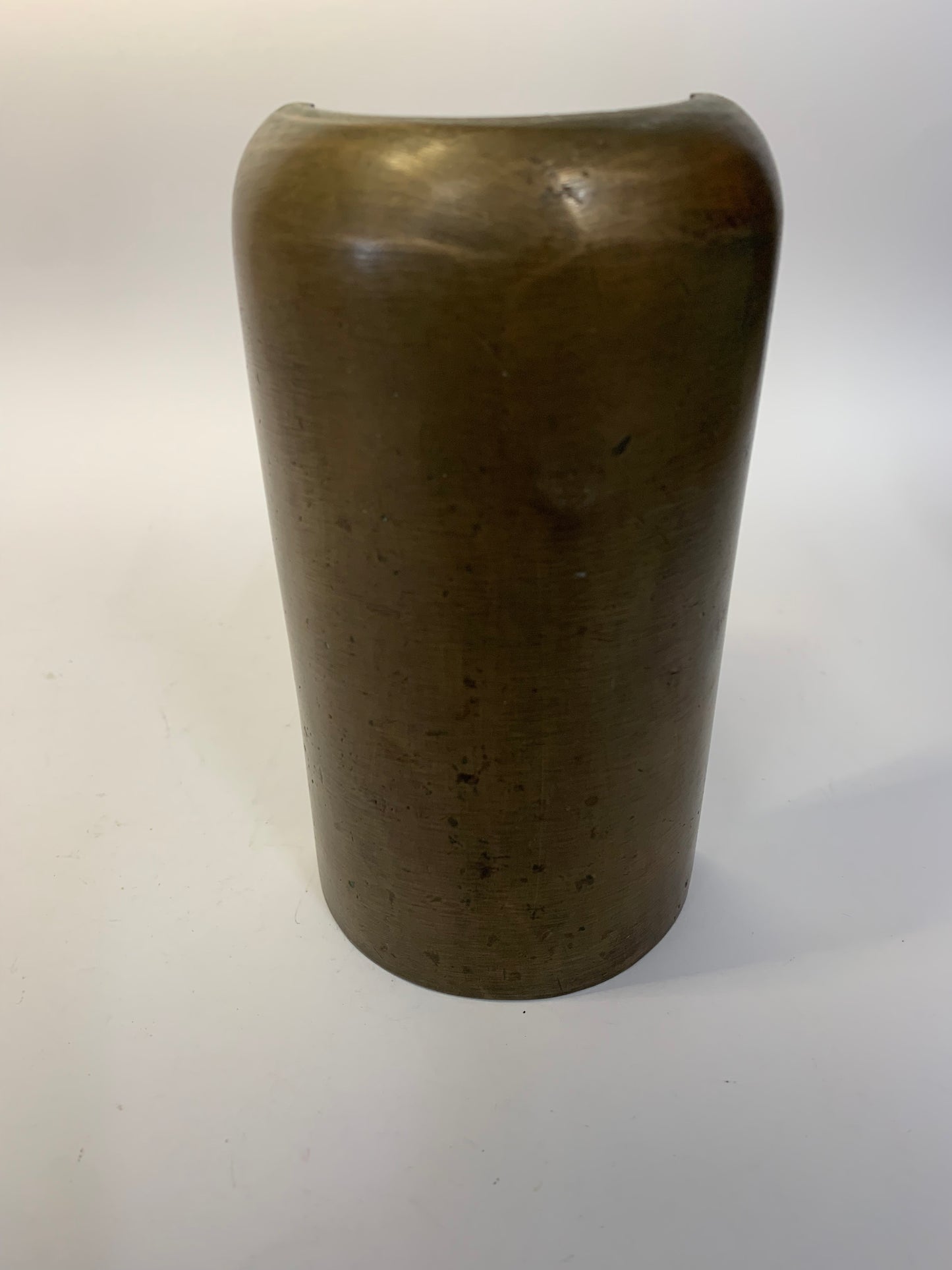 Vintage Brass Desk Blotter with Green Painted Wooden Handle
Antique Office Equipment