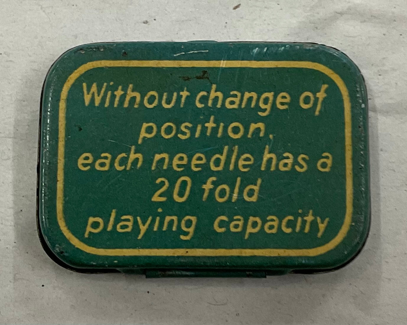 Ice Bear Vintage Gramophone Needle Tin