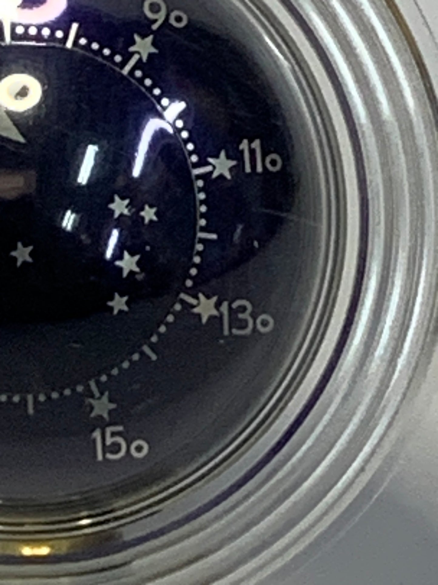 Vintage French Planet Desk Thermometer