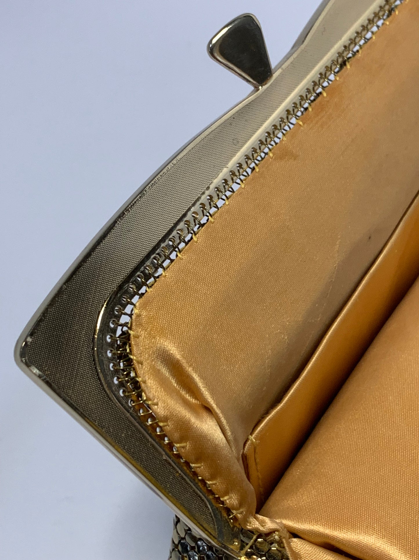 Vintage Gold Mesh Evening Purse