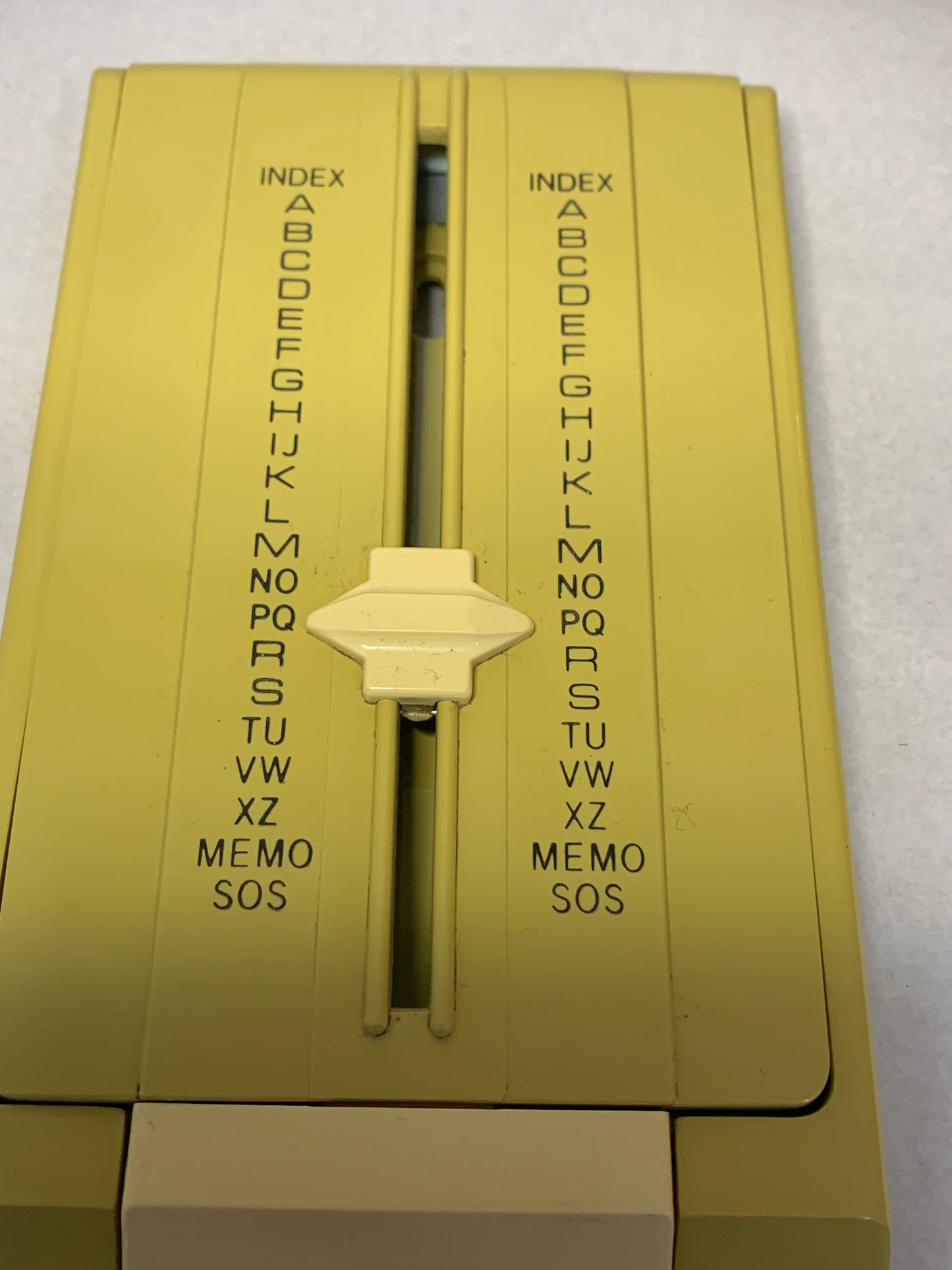Teledex Model T53-6 telephone list finder / address index, made by Spurway’s Industries Pty. Ltd., Australia (Melbourne), from around the 1960s–70s