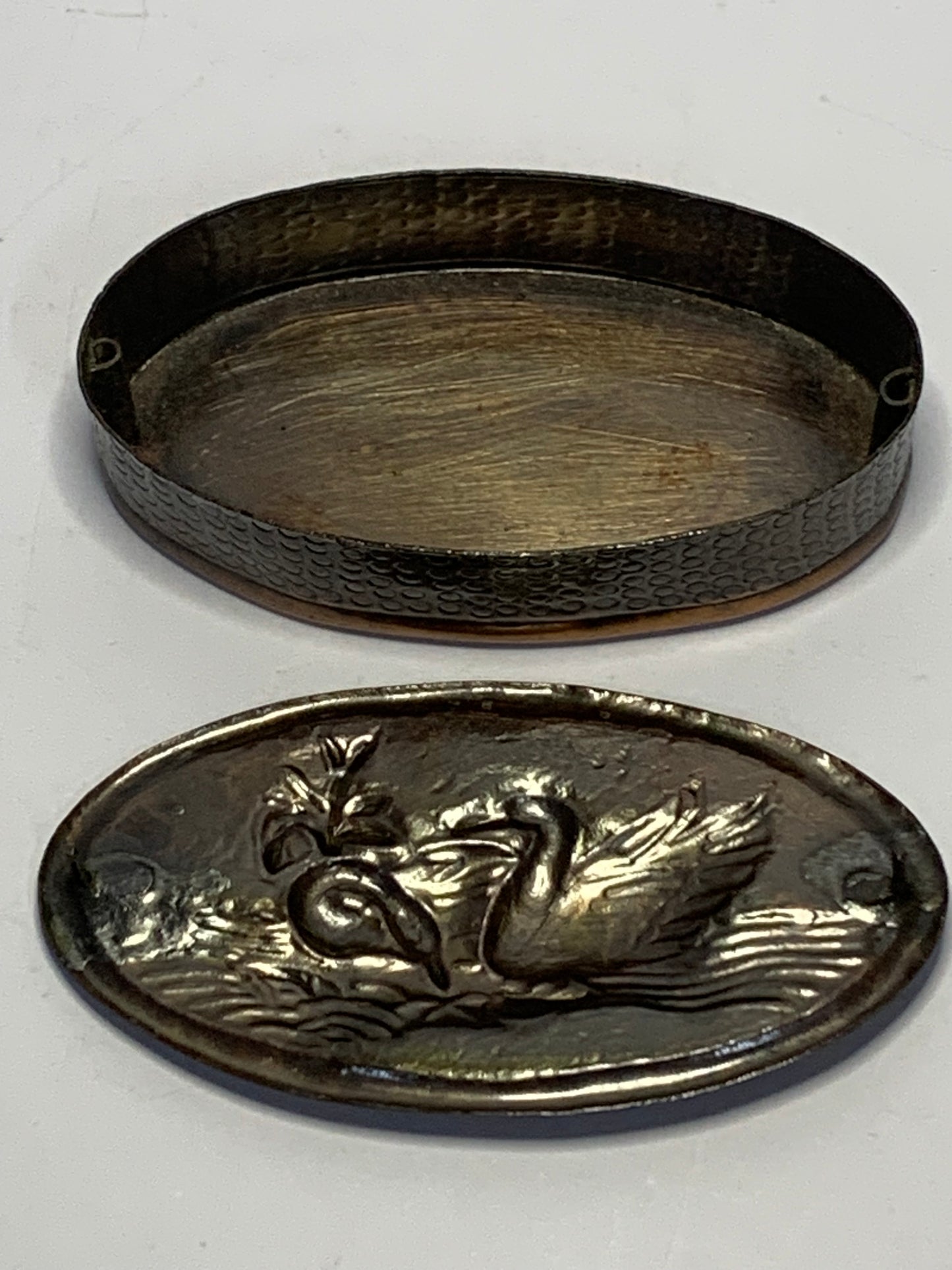 Antique Japanese Meiji era Metal Pill/Snuff Box