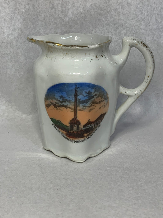 Vintage Souvenir Creamer - Fallen Soldiers Memorial, Burra, South Australia