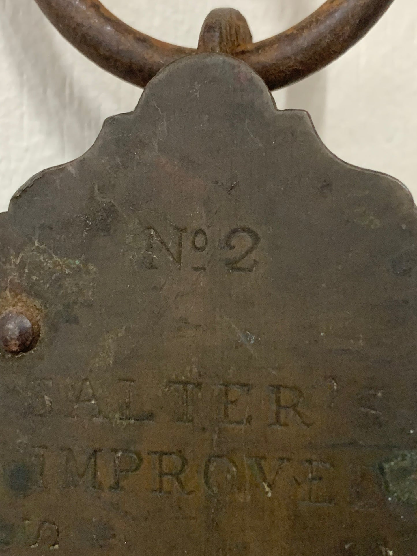 Vintage Salter No. 2 Improved Spring Balance Scale