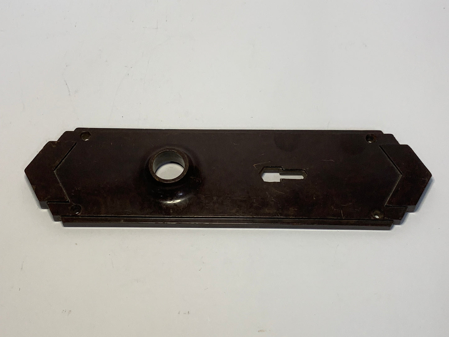 Authentic Vintage Bakelite Door Plate/Escutcheon - Made by Brolite in England