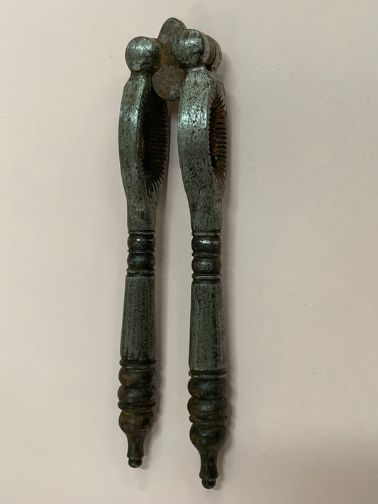Antique Cast Iron Hinged Nutcracker