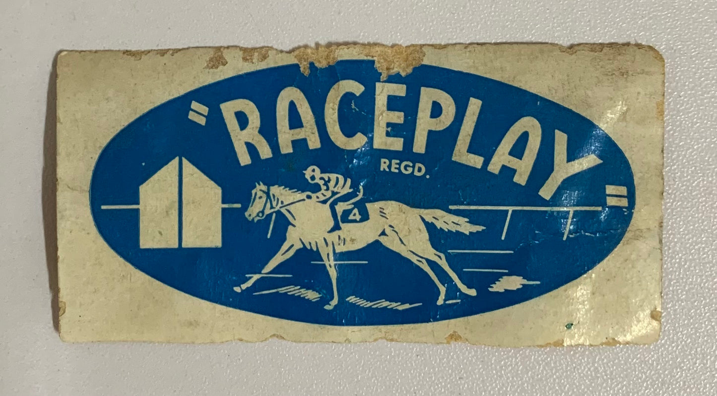 Vintage Race-Play Horse Racing Game by M&L Plastics