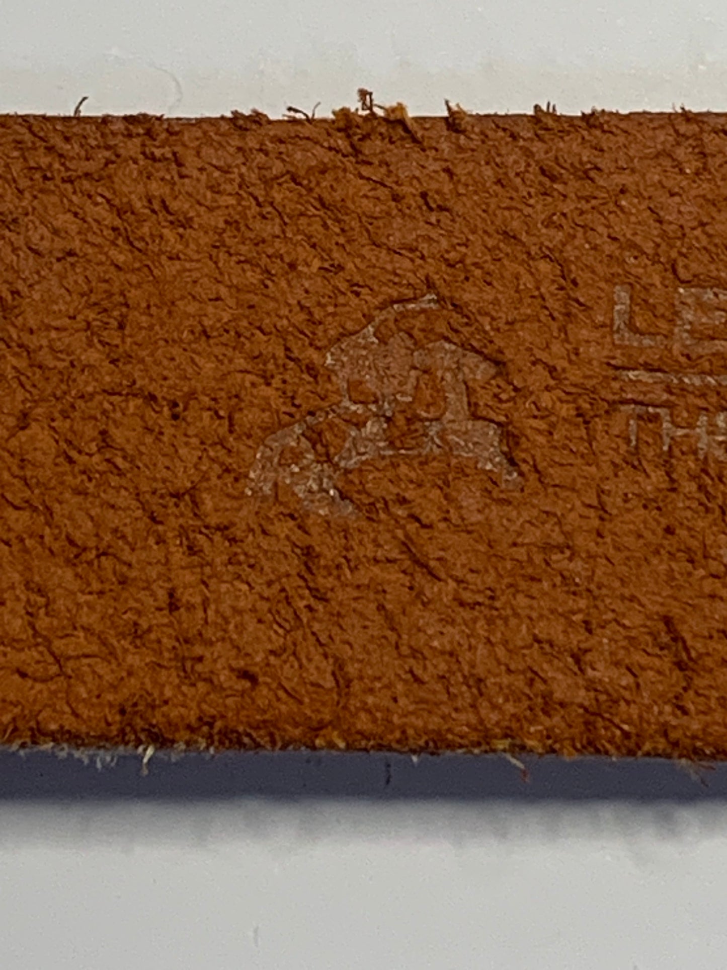 Vintage Italian Armani Tan Brown Leather Belt