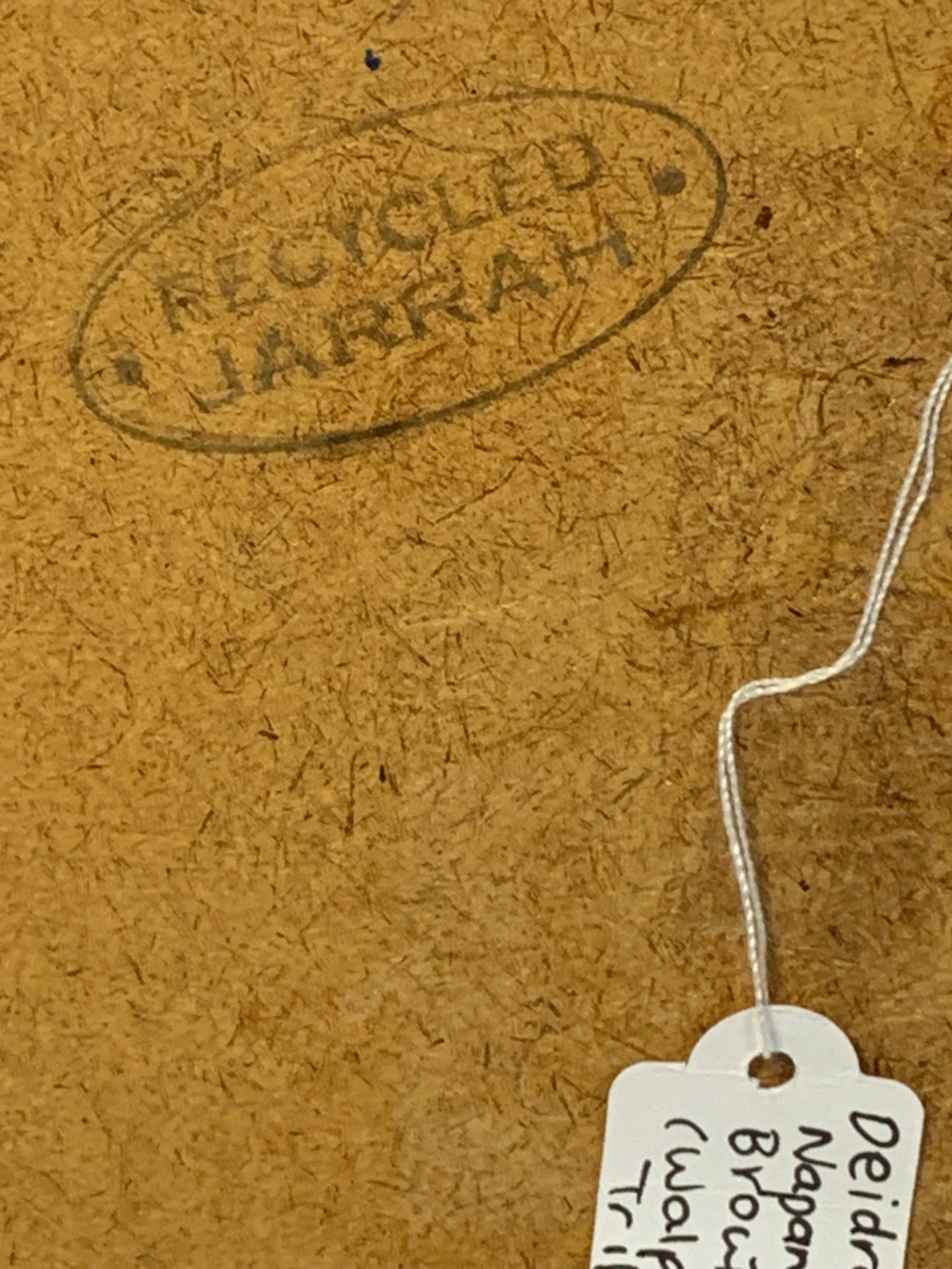 Original Aboriginal dot painting by Deidre Napangardi titled “Wanarri” (Bush Bean), created in January 2000