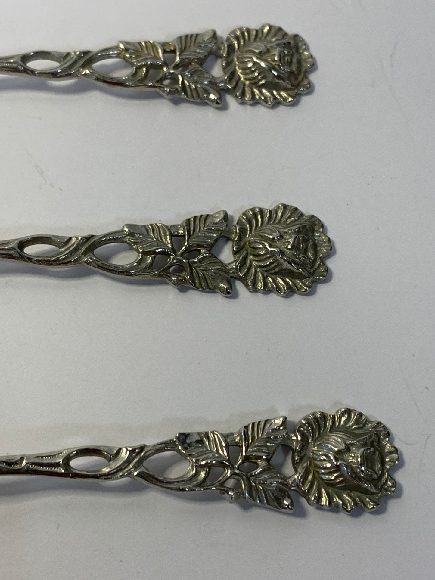 Vintage Silver German Spoons Set of 3