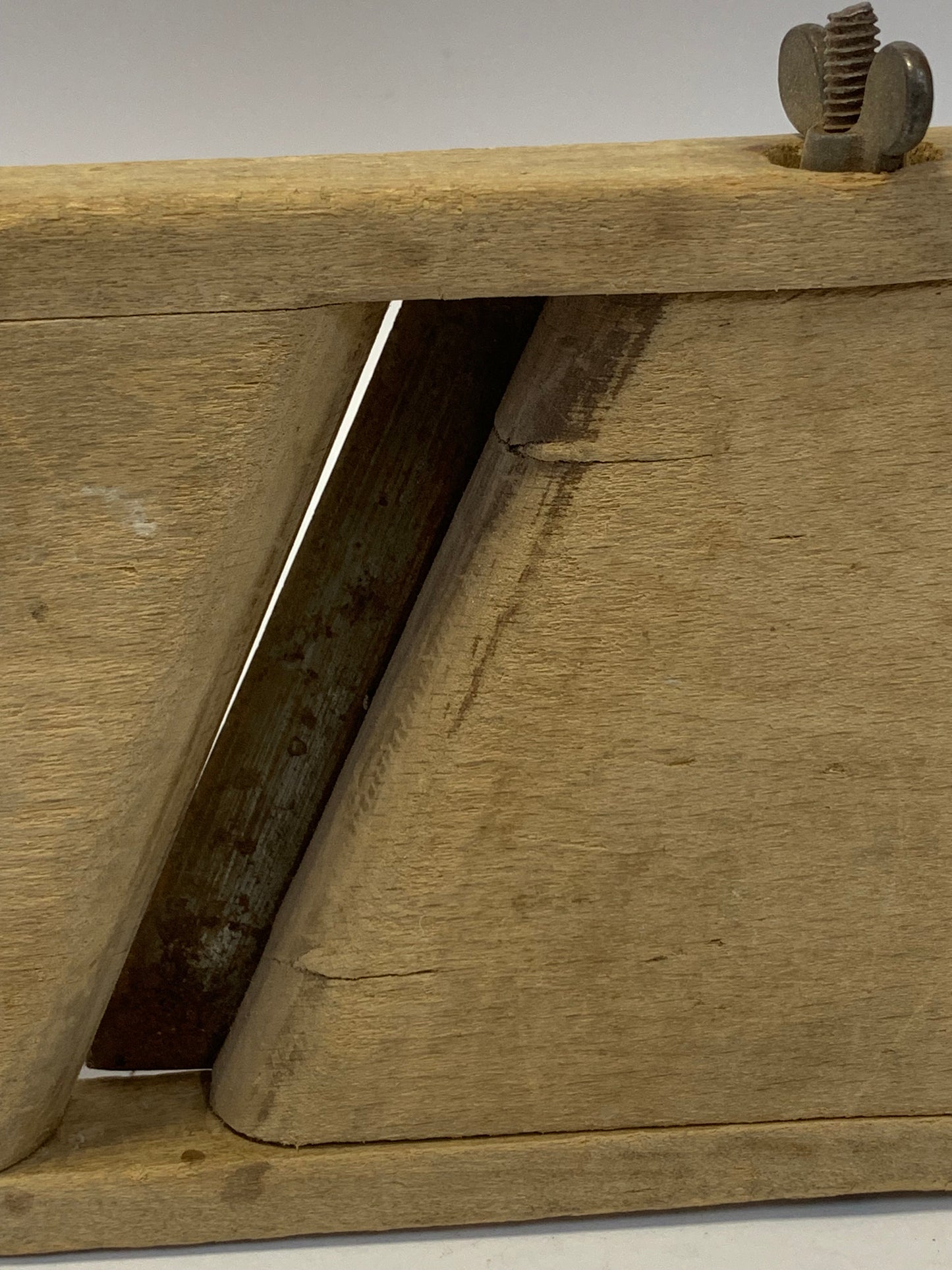 Antique Wooden Mandoline Slicer - Vintage Kitchen Tool