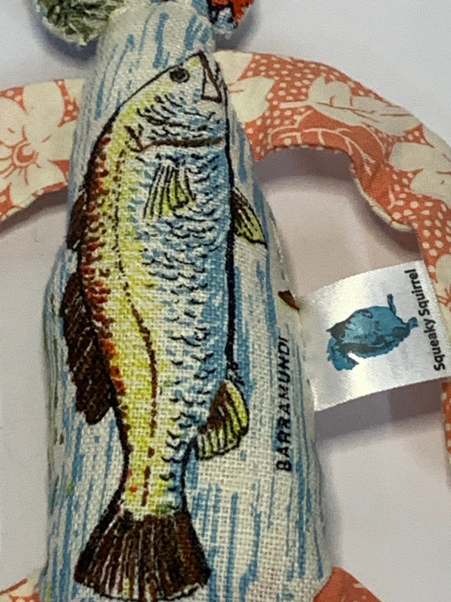 Toy Rabbit made from recycled vintage tea towels