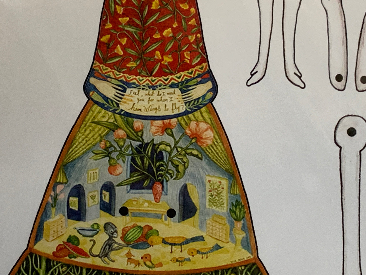 Frida Paper Doll/Puppet