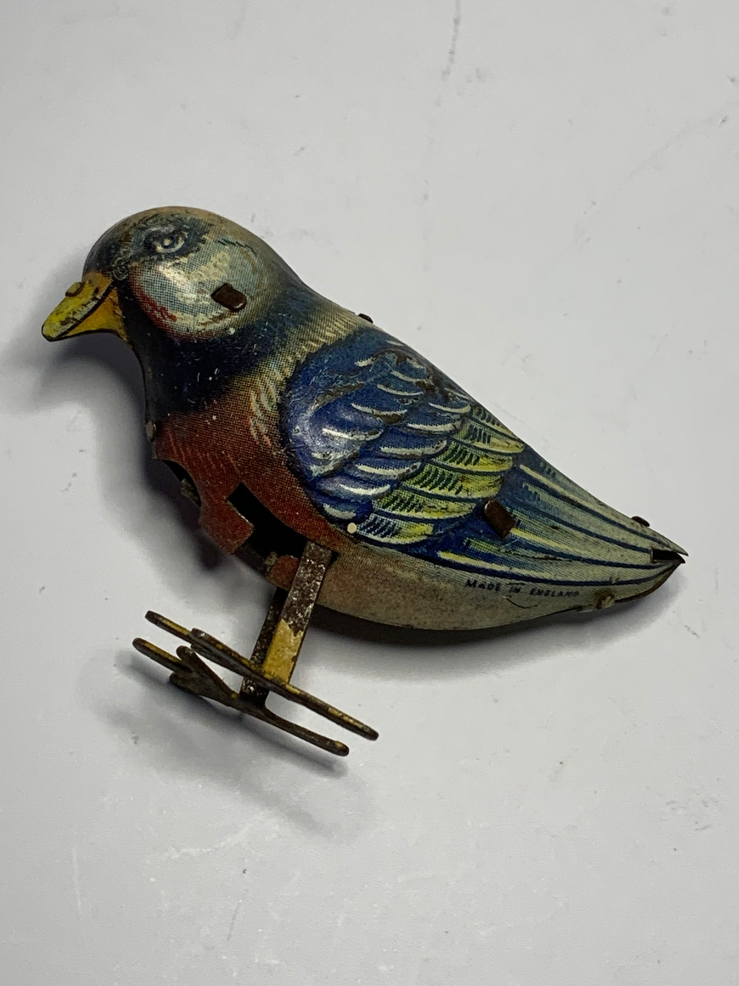 Vintage Tin Triang/Minic Wind up Toy Bird