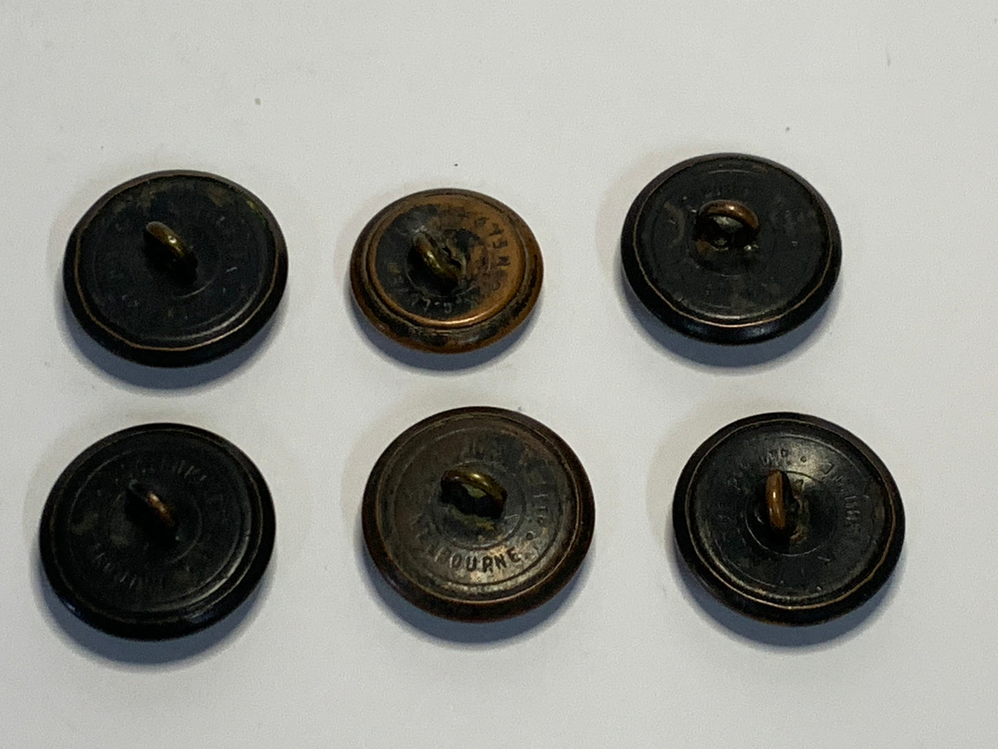 Vintage Collection of Australian Red Cross Society Buttons (6)