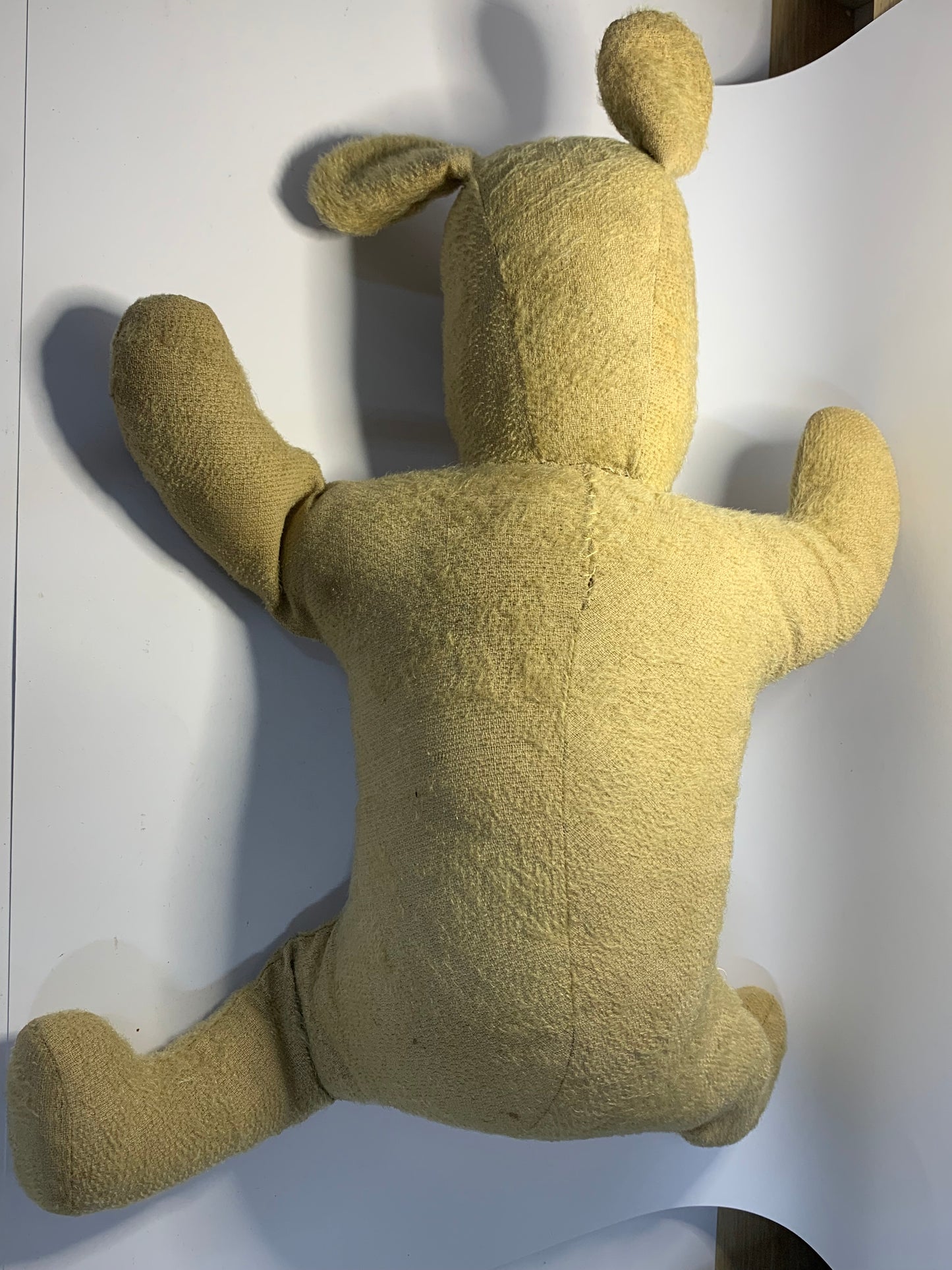 Rare Antique Hessian/Burlap Teddy Bear - Early 1900s