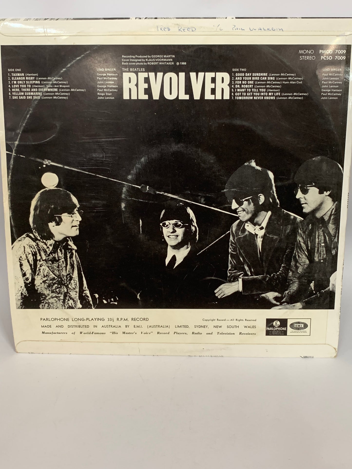 The Beatles - Revolver (1966) Original Australian Pressing - Parlophone/EMI