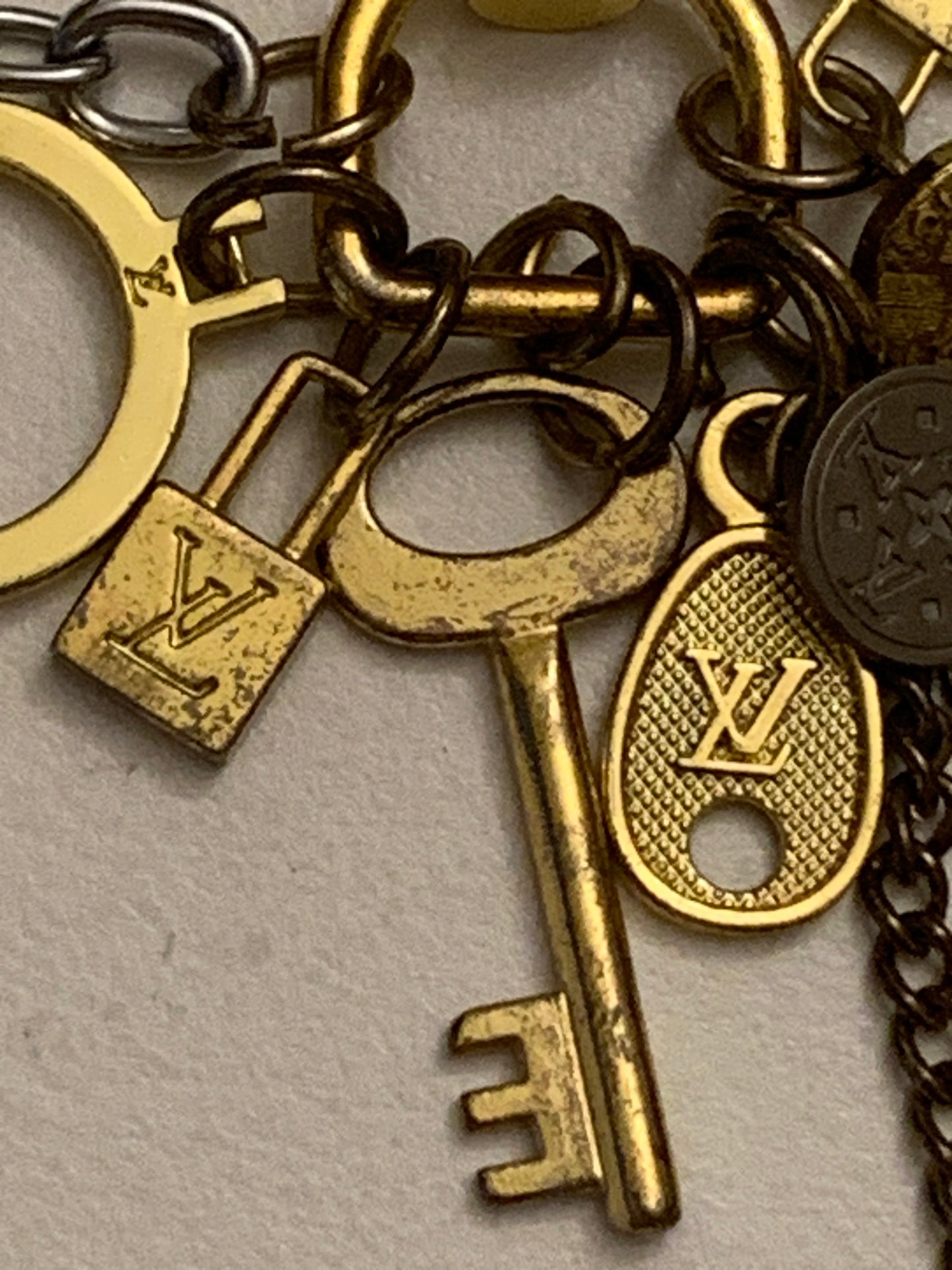 Vintage Louis Vuitton Multi Charm Keychain/Bag Charm