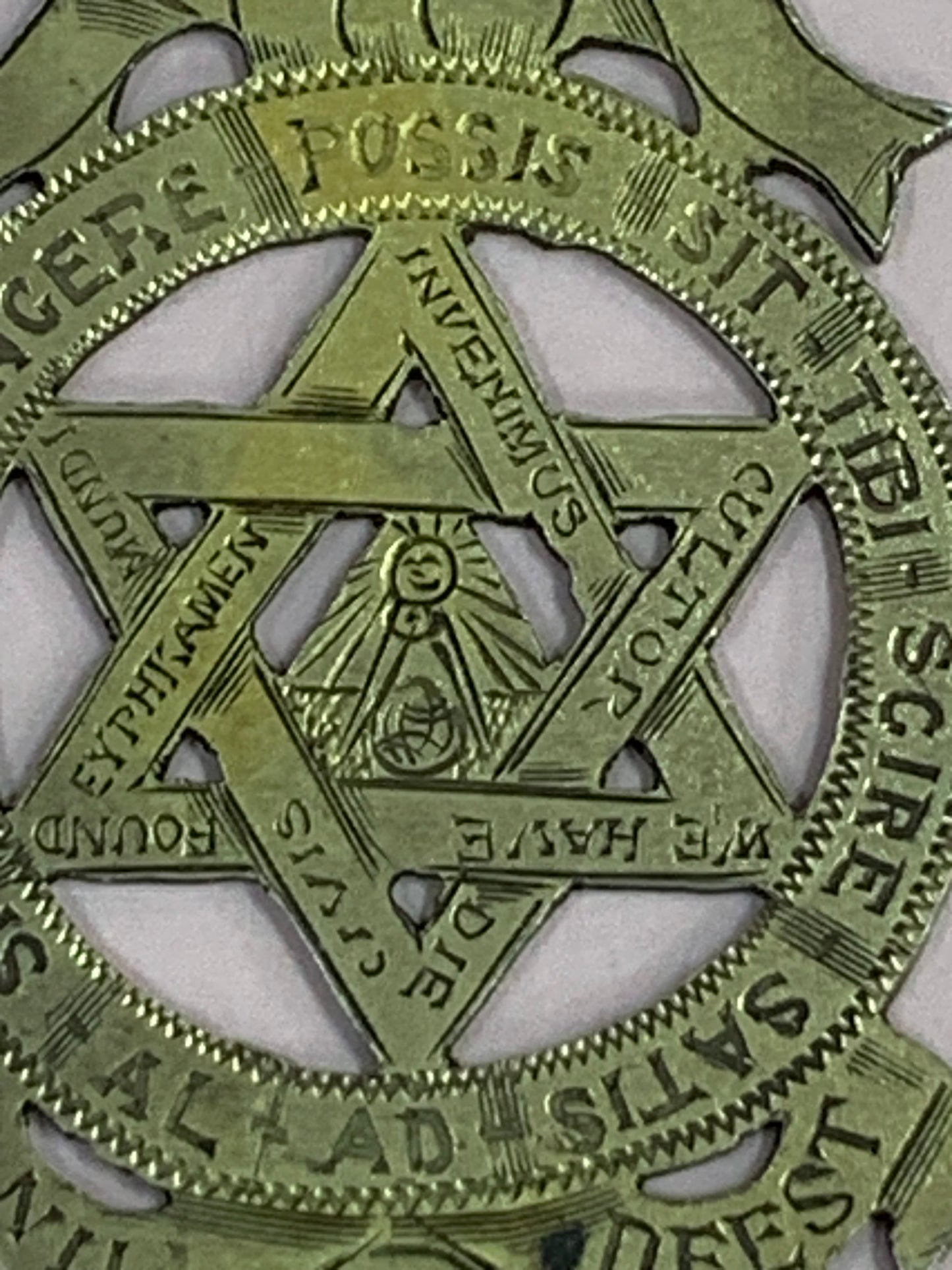 Vintage Masonic Medallion/Badge from early to mid 20th century