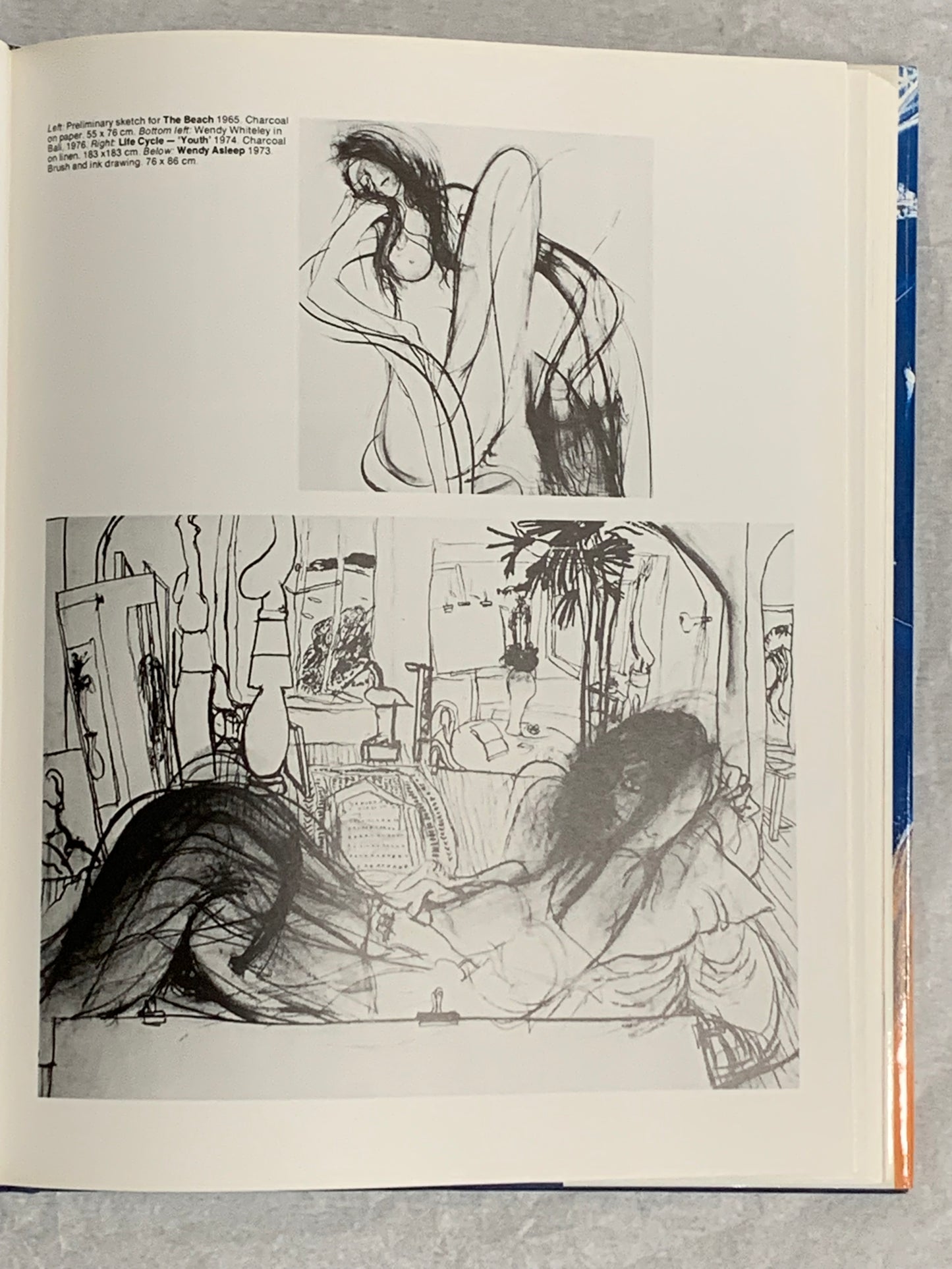 Brett Whiteley by Sandra McGrath — large-format hardcover art monograph on the celebrated Australian artist (1939–1992), first published 1979, revised 1988, this printing 1992 (Bay Books, an imprint of HarperCollins Publishers, Australia)