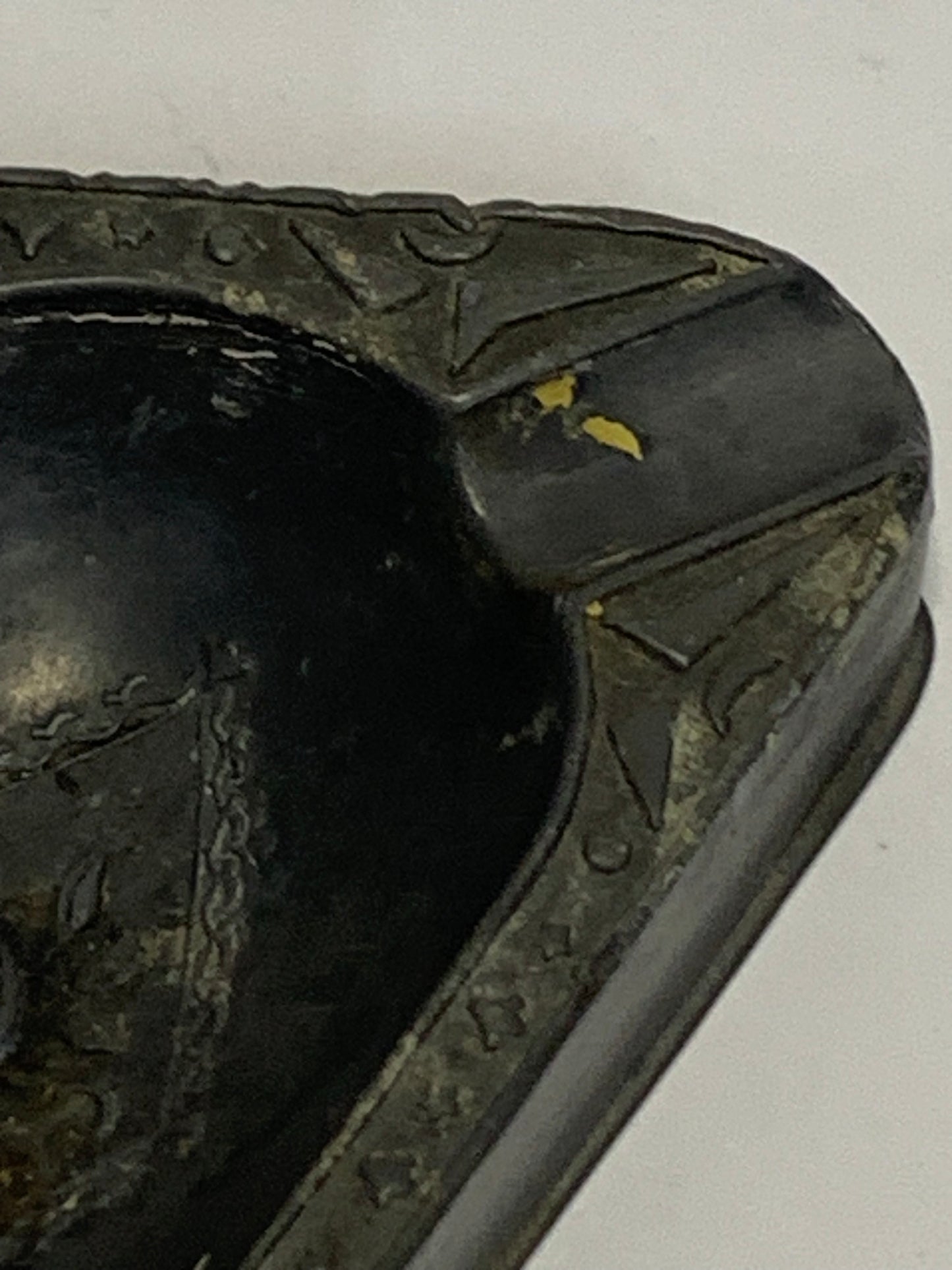 Vintage Spelter Dog Ashtray