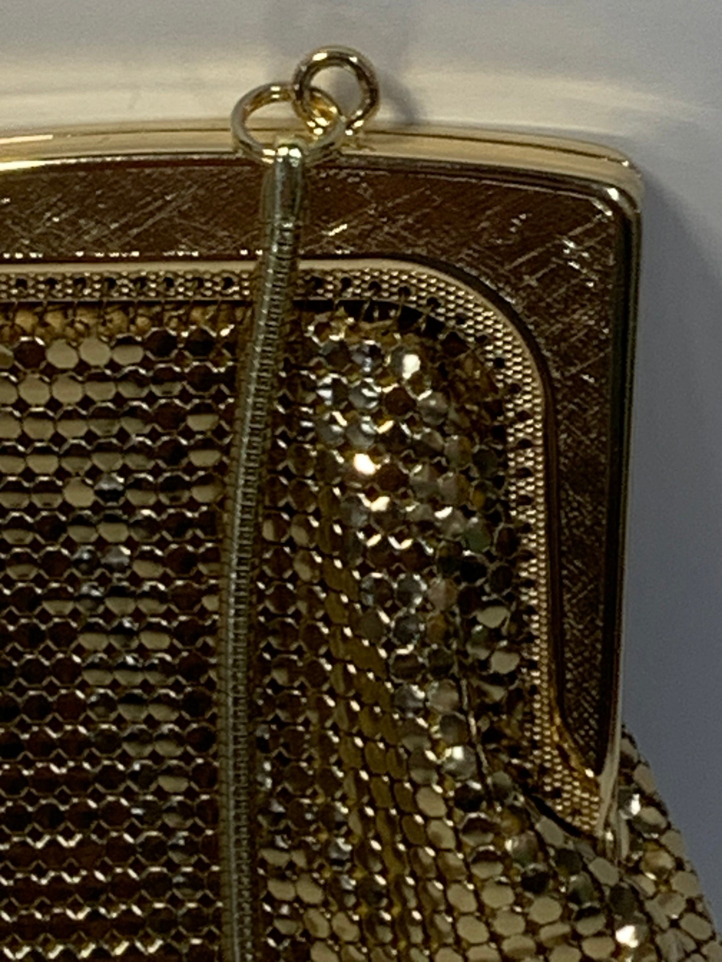 Vintage Gold Mesh Evening Purse