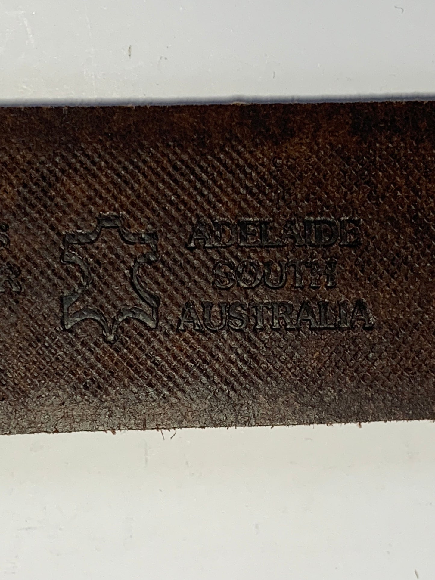 Vintage Philips Leather Belt made in Australia