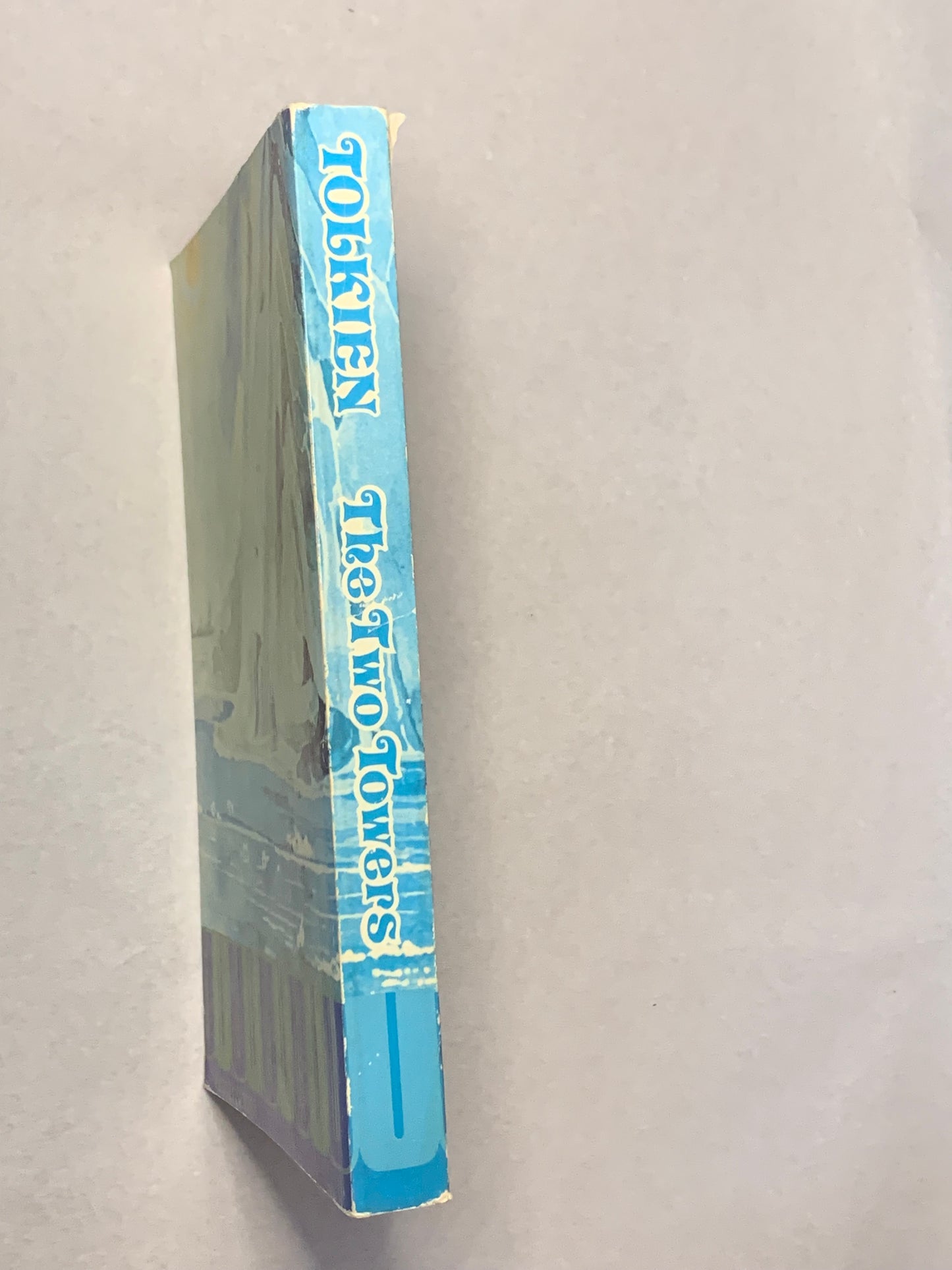 Vintage paperback edition of “The Two Towers” by J.R.R. Tolkien, published by Unwin Books (George Allen & Unwin Ltd), Unwin Books Edition 1974