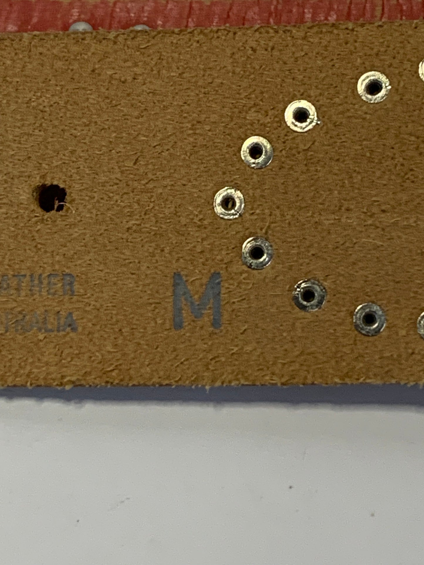 Vintage Women’s Studded Leather Belt made by Loop in Australia