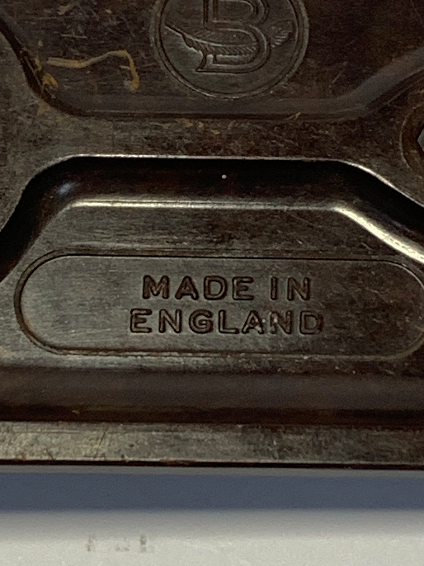 Authentic Vintage Bakelite Door Plate/Escutcheon - Made by Brolite in England