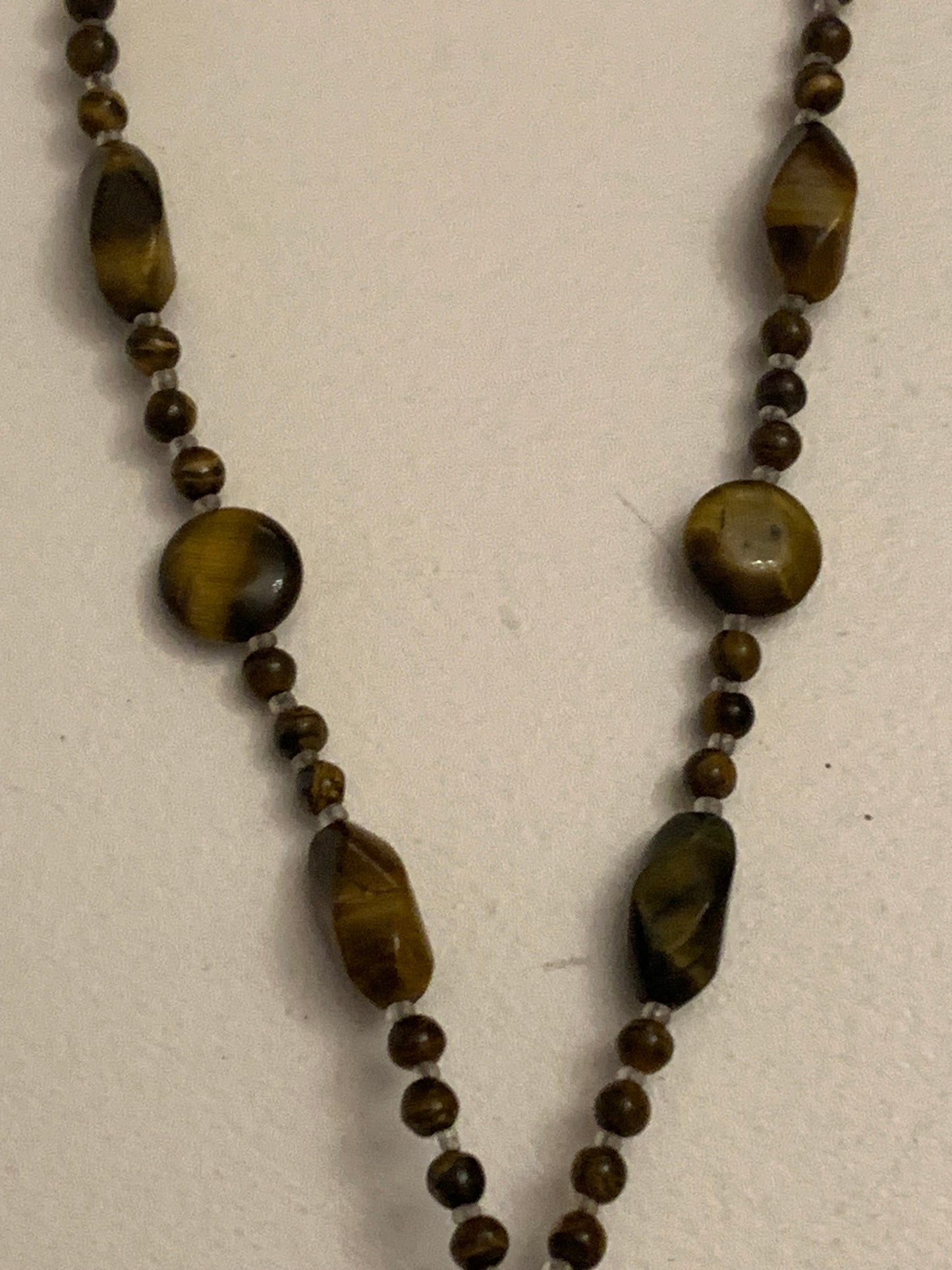 Tiger’s Eye Necklace with Tassel