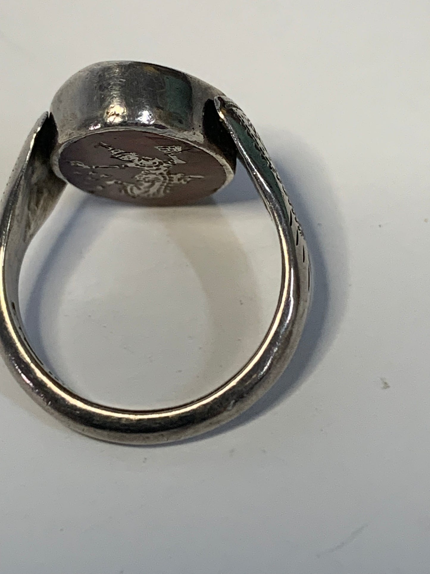 Vintage Sterling Silver reversible ring from Siam (now Thailand)