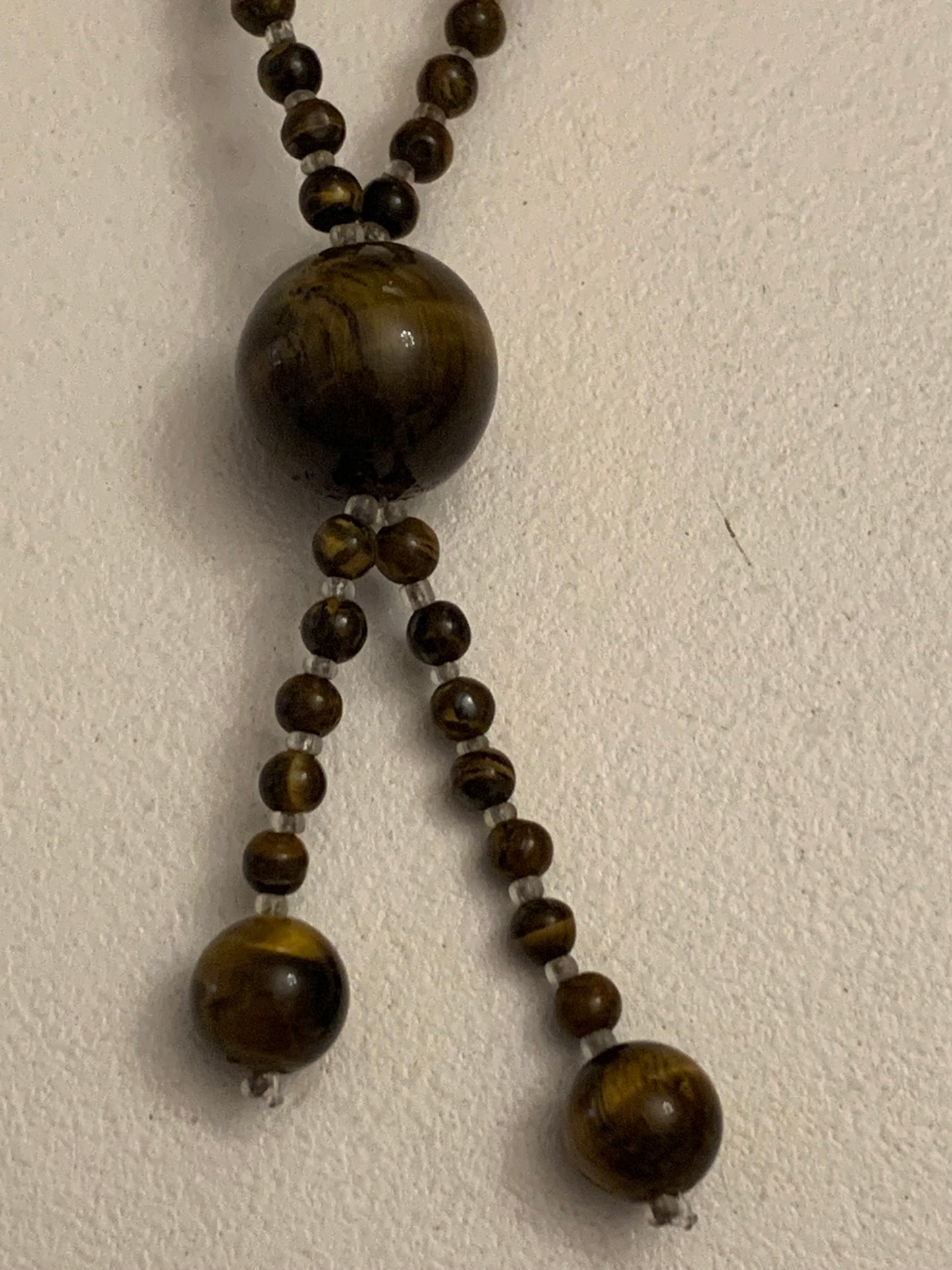 Tiger’s Eye Necklace with Tassel