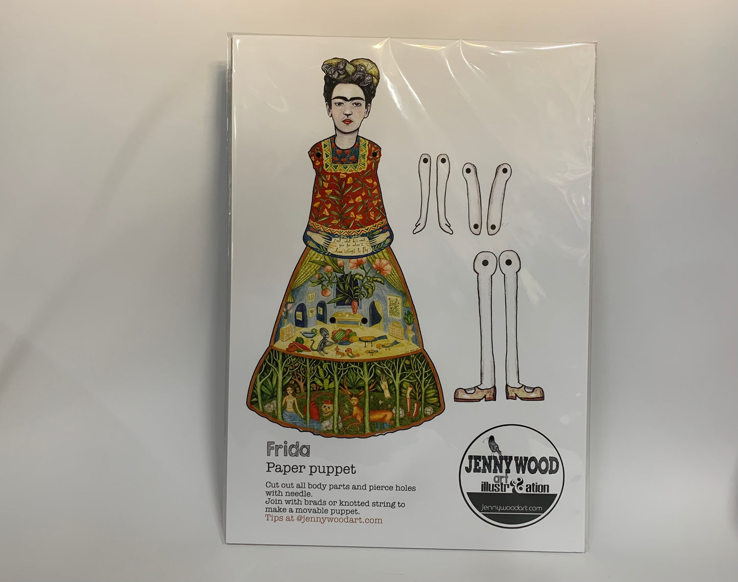 Frida Paper Doll/Puppet