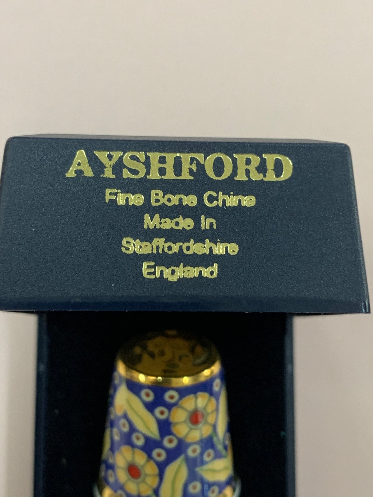 Ayshford Fine Bone China Thimble