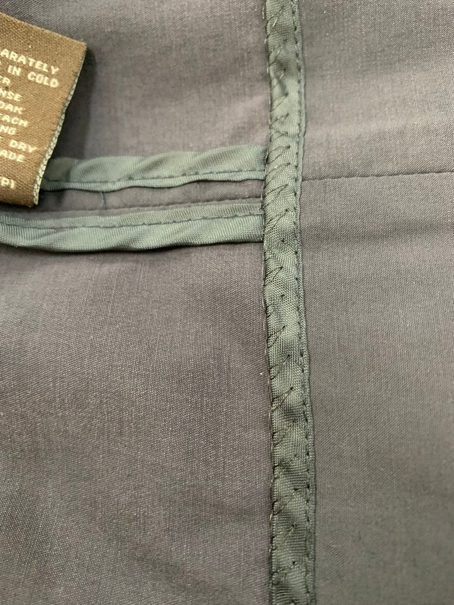 Maggie T Navy Blue Zip front Jacket - Size 18