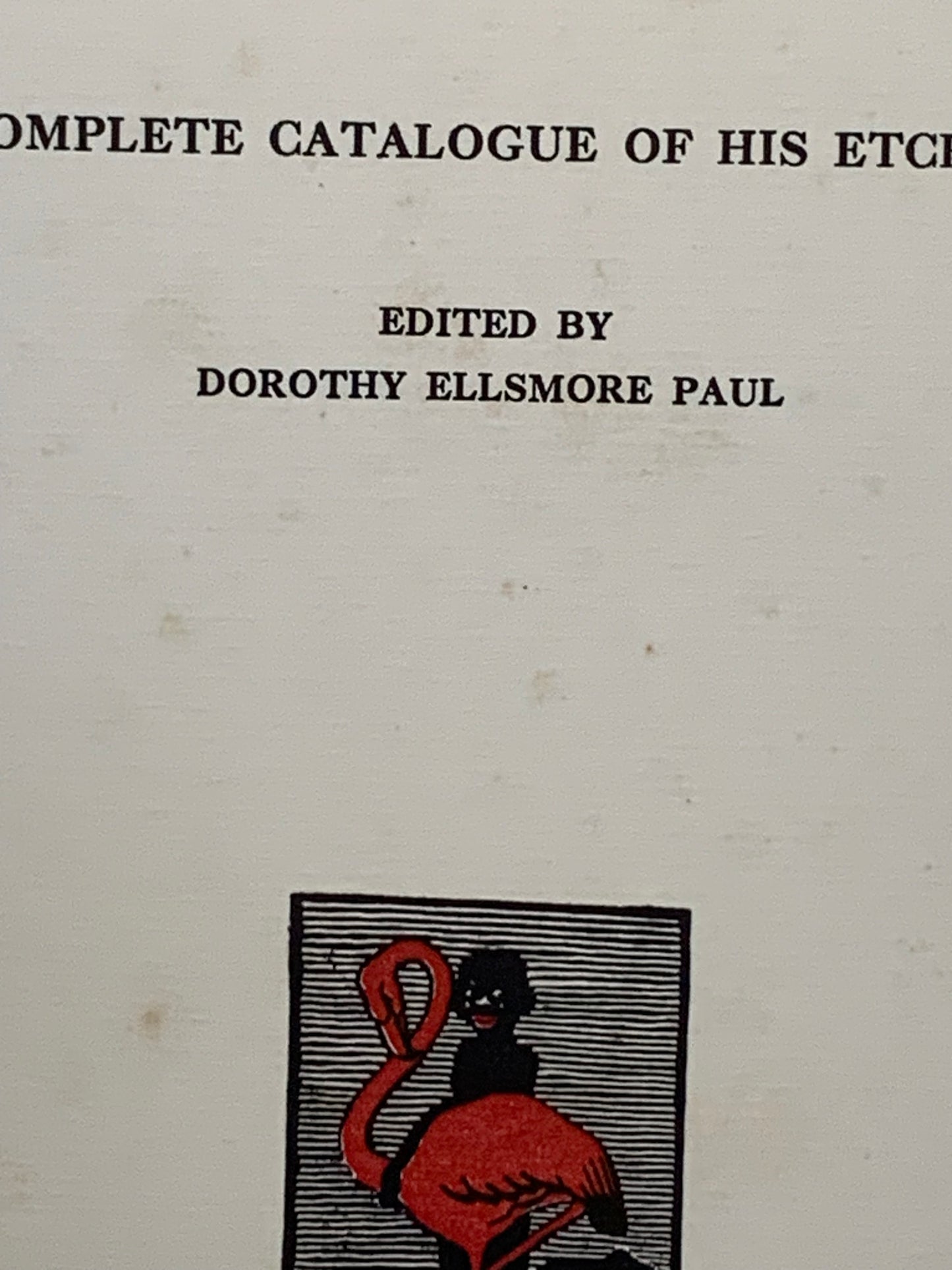 RARE 1928 “The Etched Work of Sydney Long, A.R.E.” - Limited Edition #124/300 - Signed