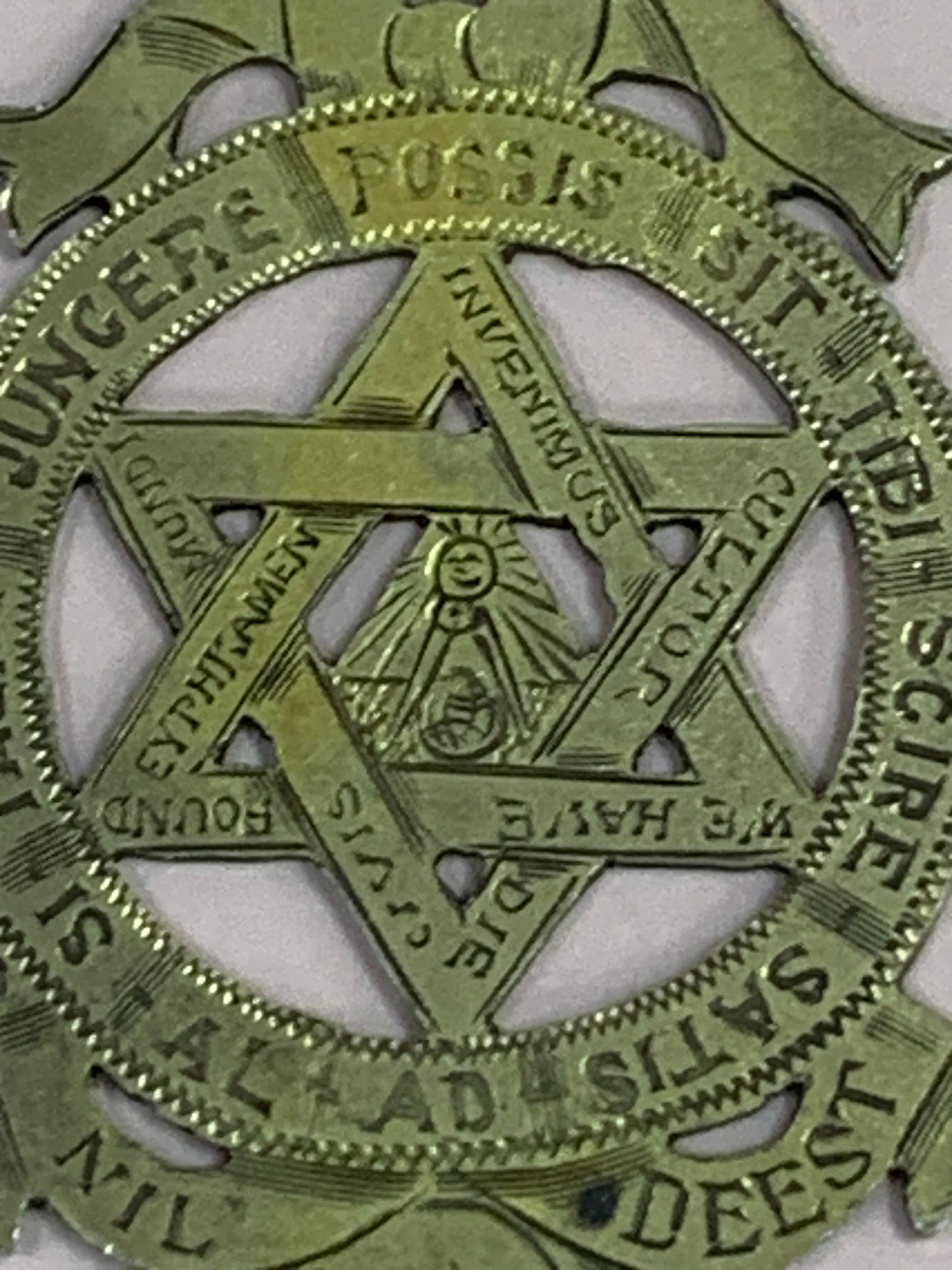 Vintage Masonic Medallion/Badge from early to mid 20th century