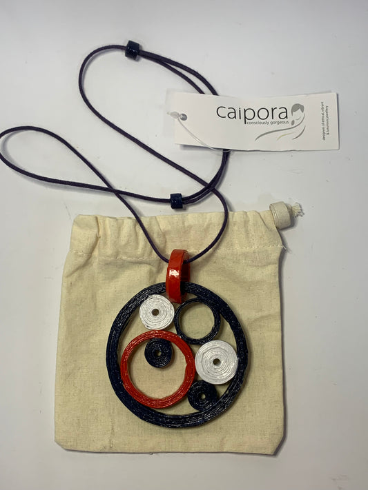 Caipora ethical upcycled necklace- BNWT and original bag