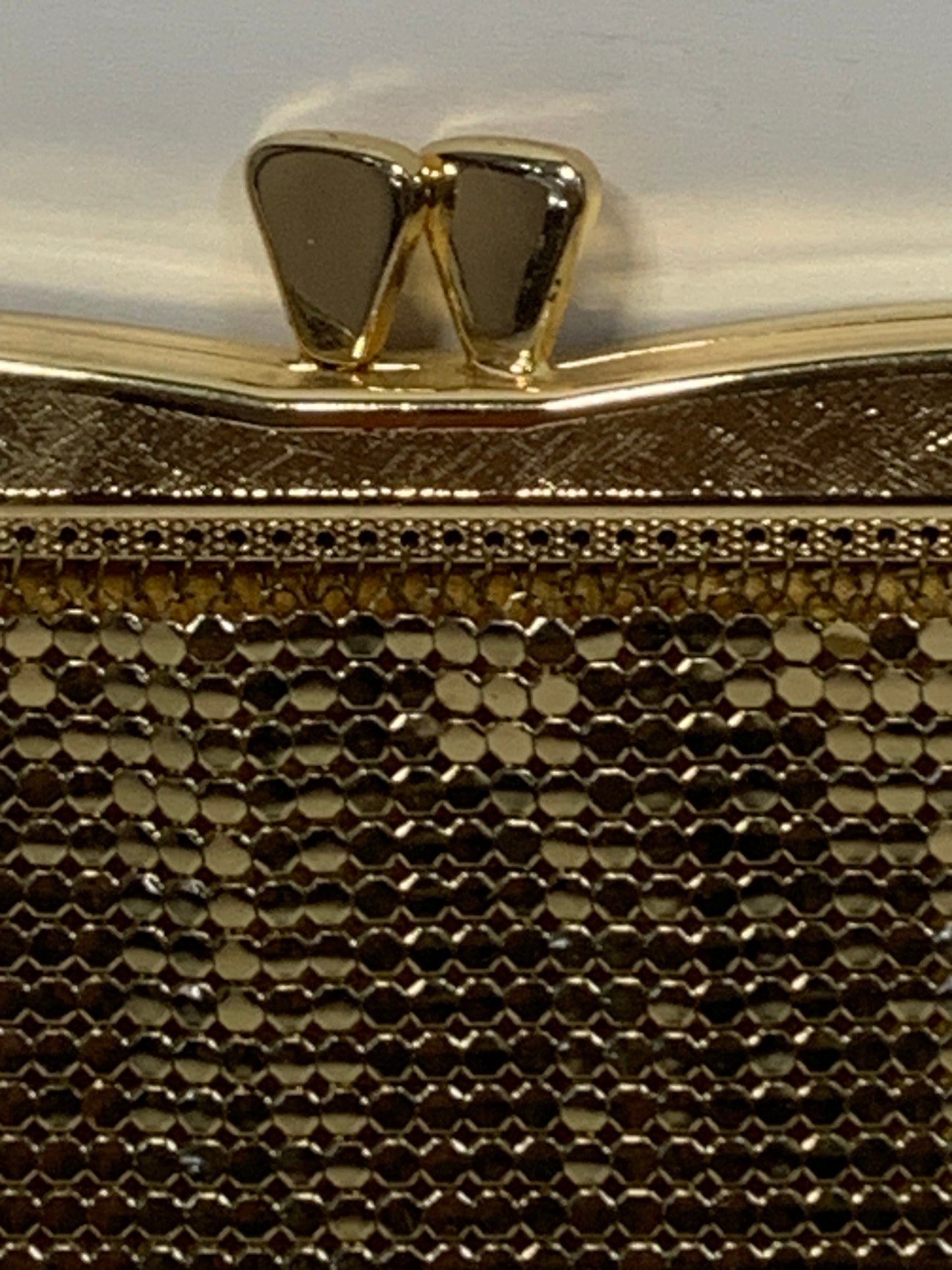Vintage Gold Mesh Evening Purse
