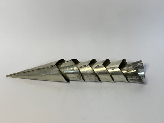 Vintage Nutbrown Cream Horn Cases/Cornets - set of 6 - Made in England