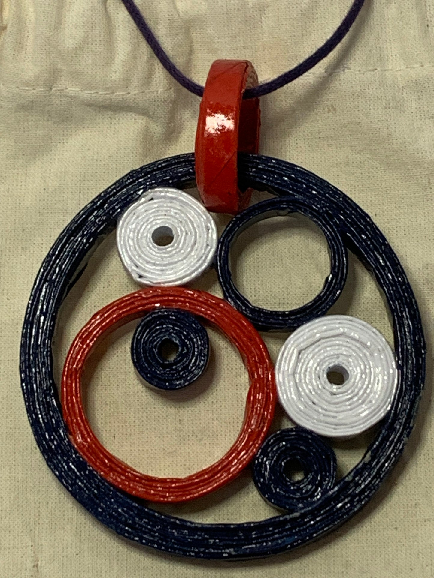 Caipora ethical upcycled necklace- BNWT and original bag