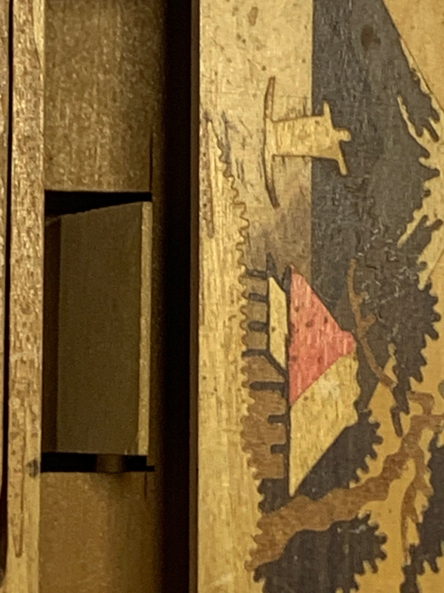 Japanese Marquetry Cigarette Dispenser